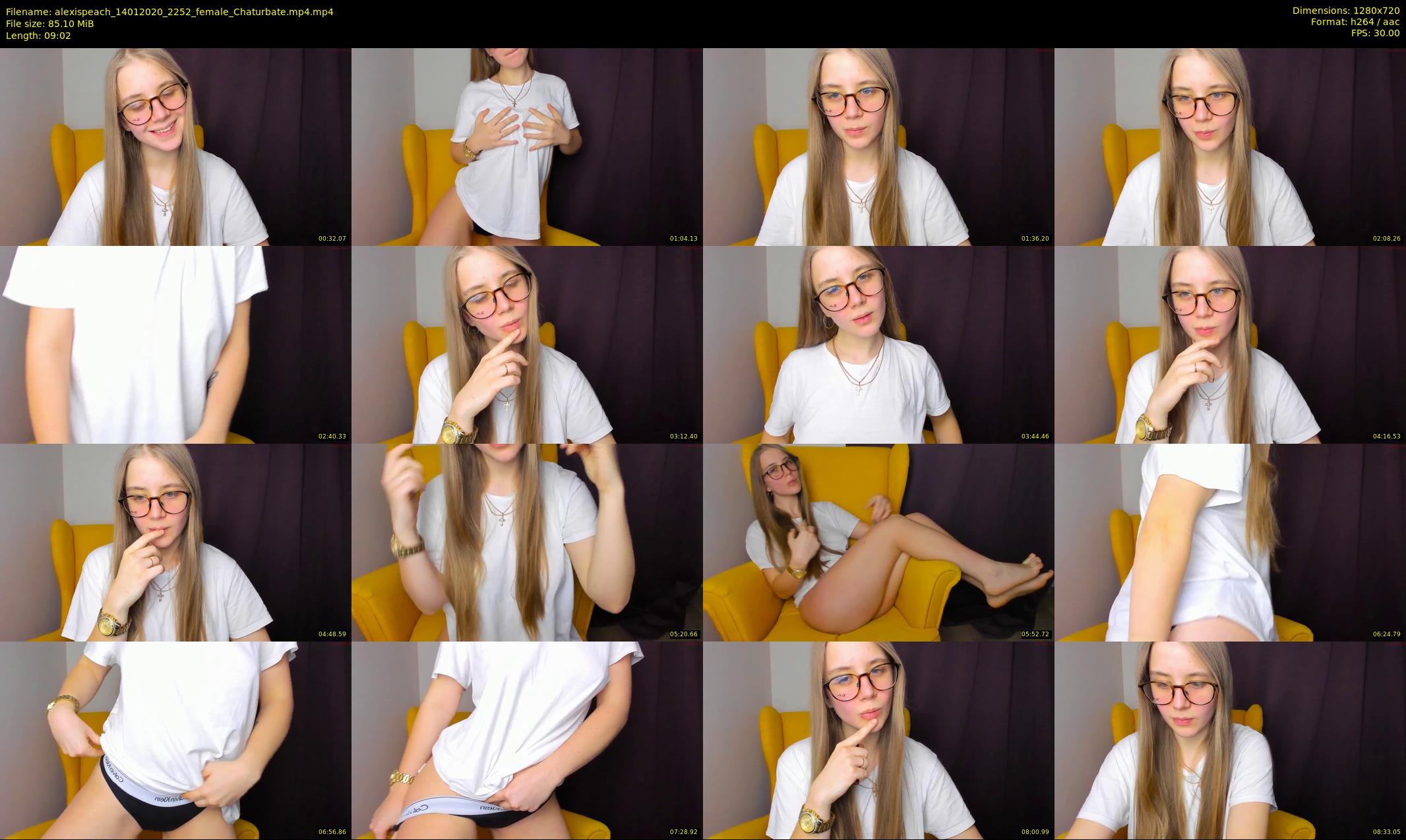 alexispeach — 10 minute Chaturbate female cam show recording, 720p, Jan 14, 2020