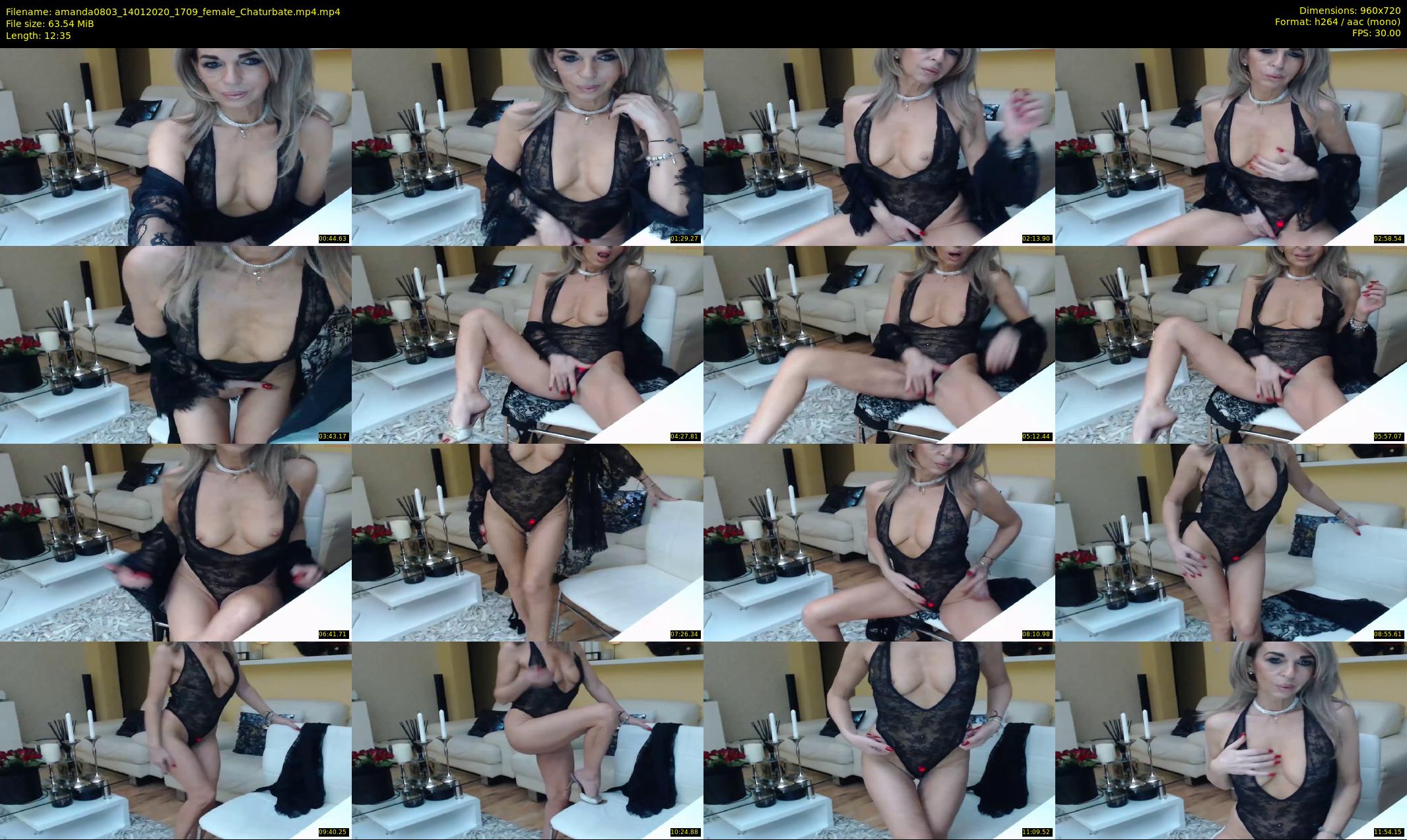 amanda0803 — 13 minute Chaturbate female cam show recording, 720p, Jan 14, 2020
