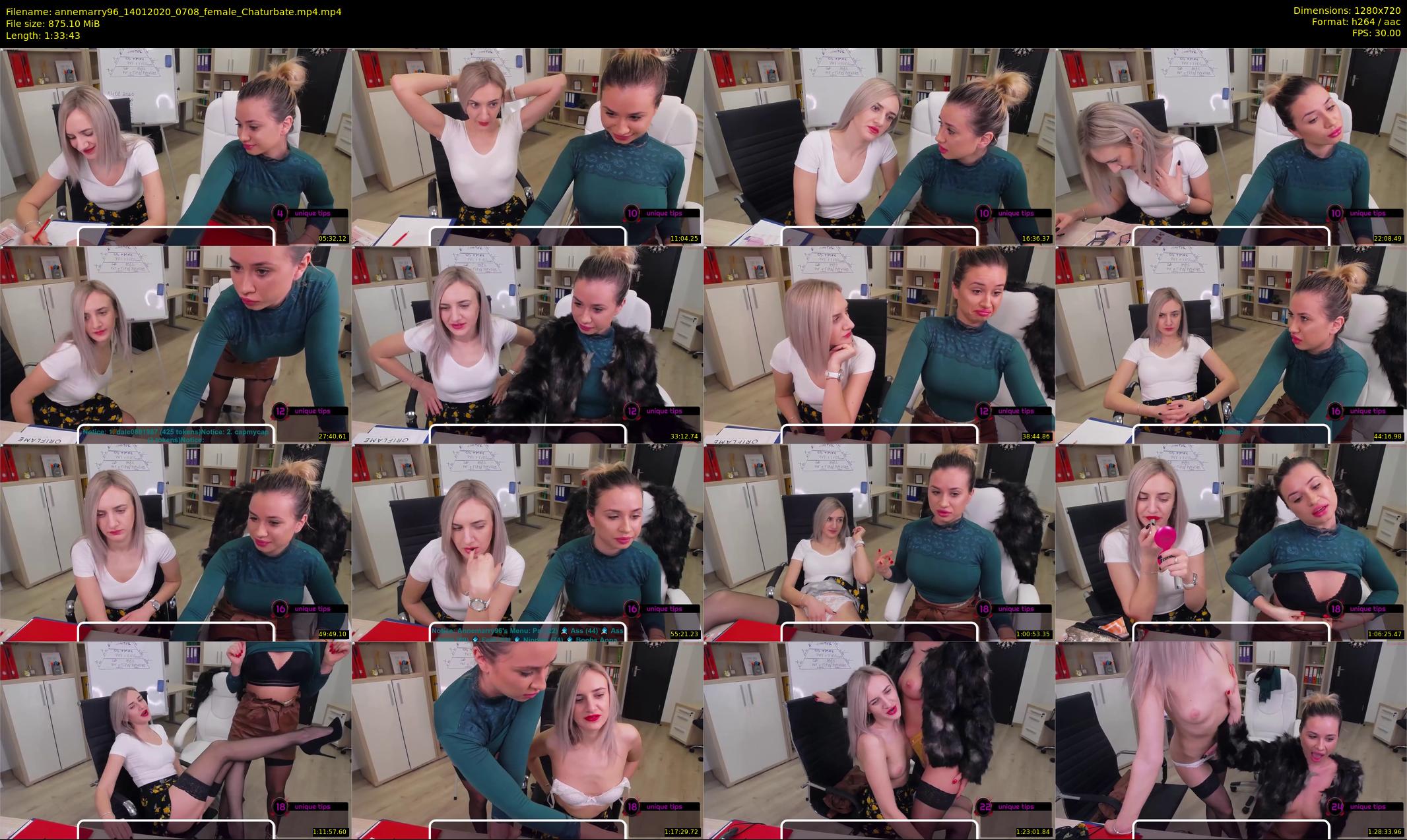 annemarry96 — 94 minute Chaturbate female cam show recording, 720p, Jan 14, 2020