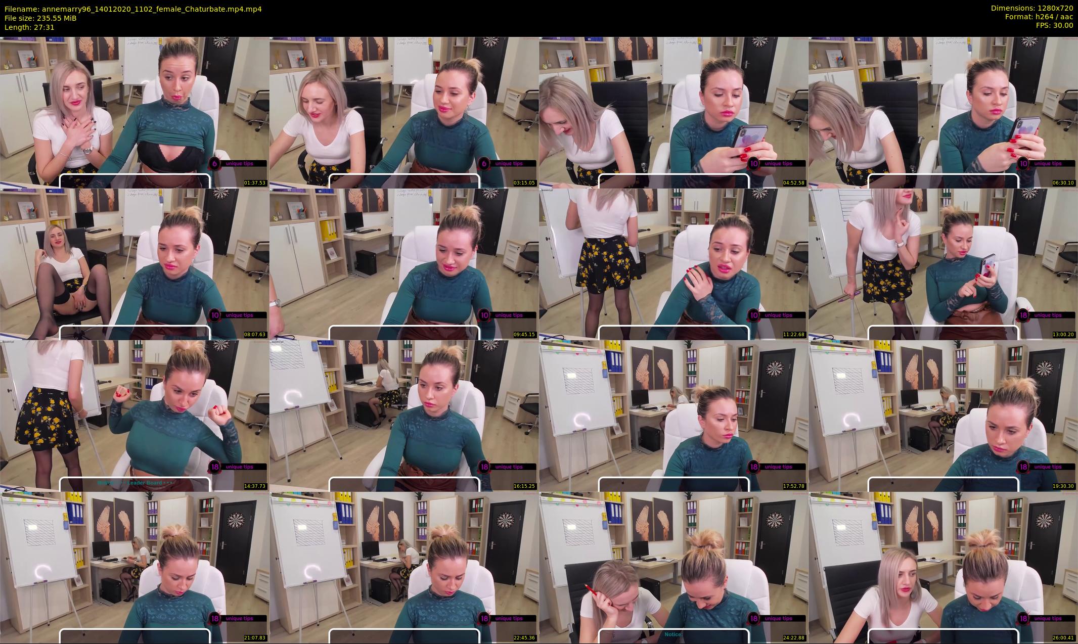 annemarry96 — 28 minute Chaturbate female cam show recording, 720p, Jan 14, 2020