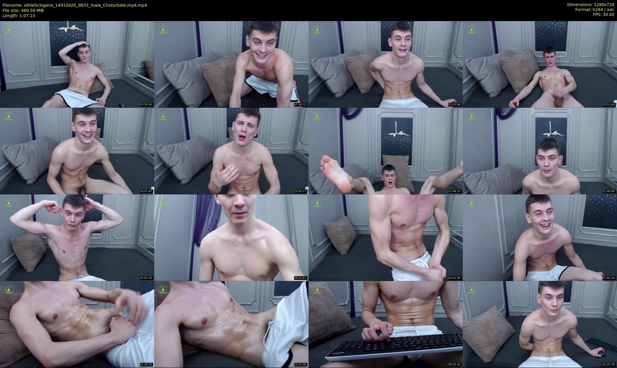 athleticloganx — 68 minute Chaturbate male cam show recording, 720p, Jan 14, 2020