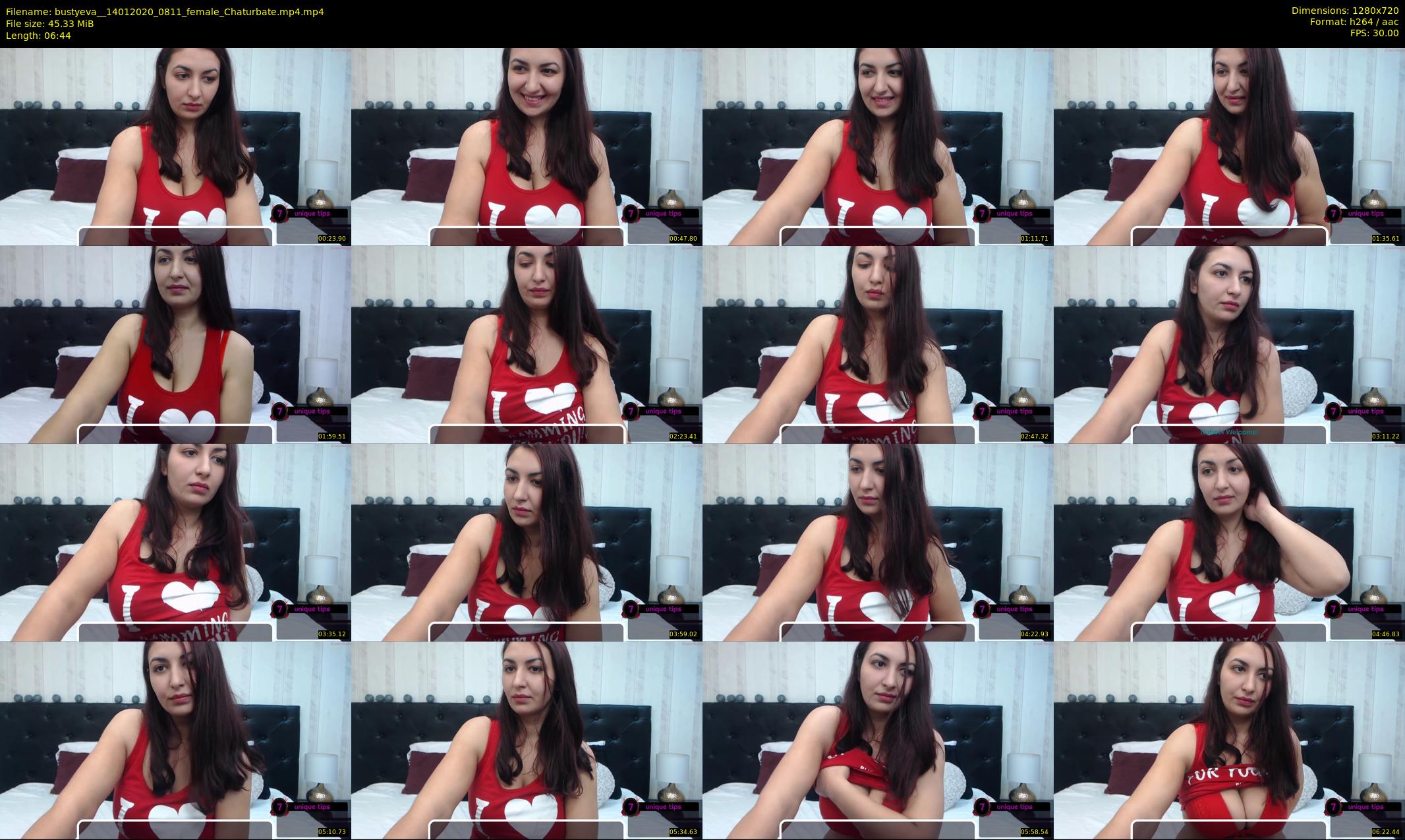 bustyeva_ — 7 minute Chaturbate female cam show recording, 720p, Jan 14, 2020