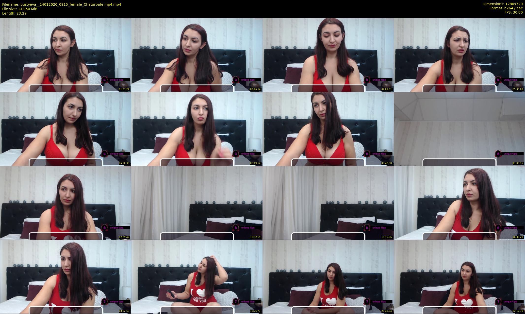 bustyeva_ — 24 minute Chaturbate female cam show recording, 720p, Jan 14, 2020