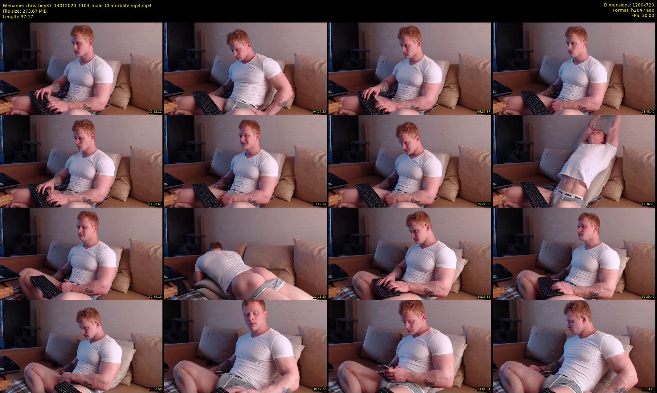 chris_boy37 — 38 minute Chaturbate male cam show recording, 720p, Jan 14, 2020
