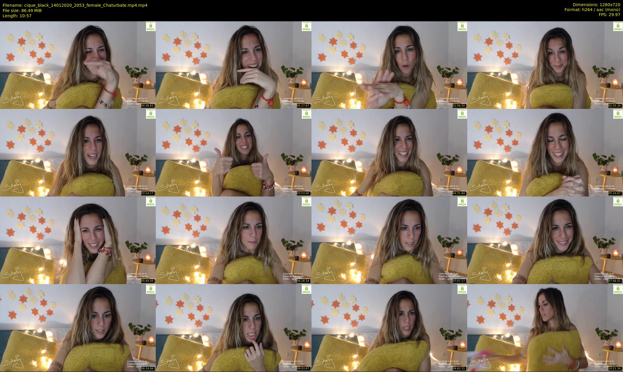 cique_black — 11 minute Chaturbate female cam show recording, 720p, Jan 14, 2020