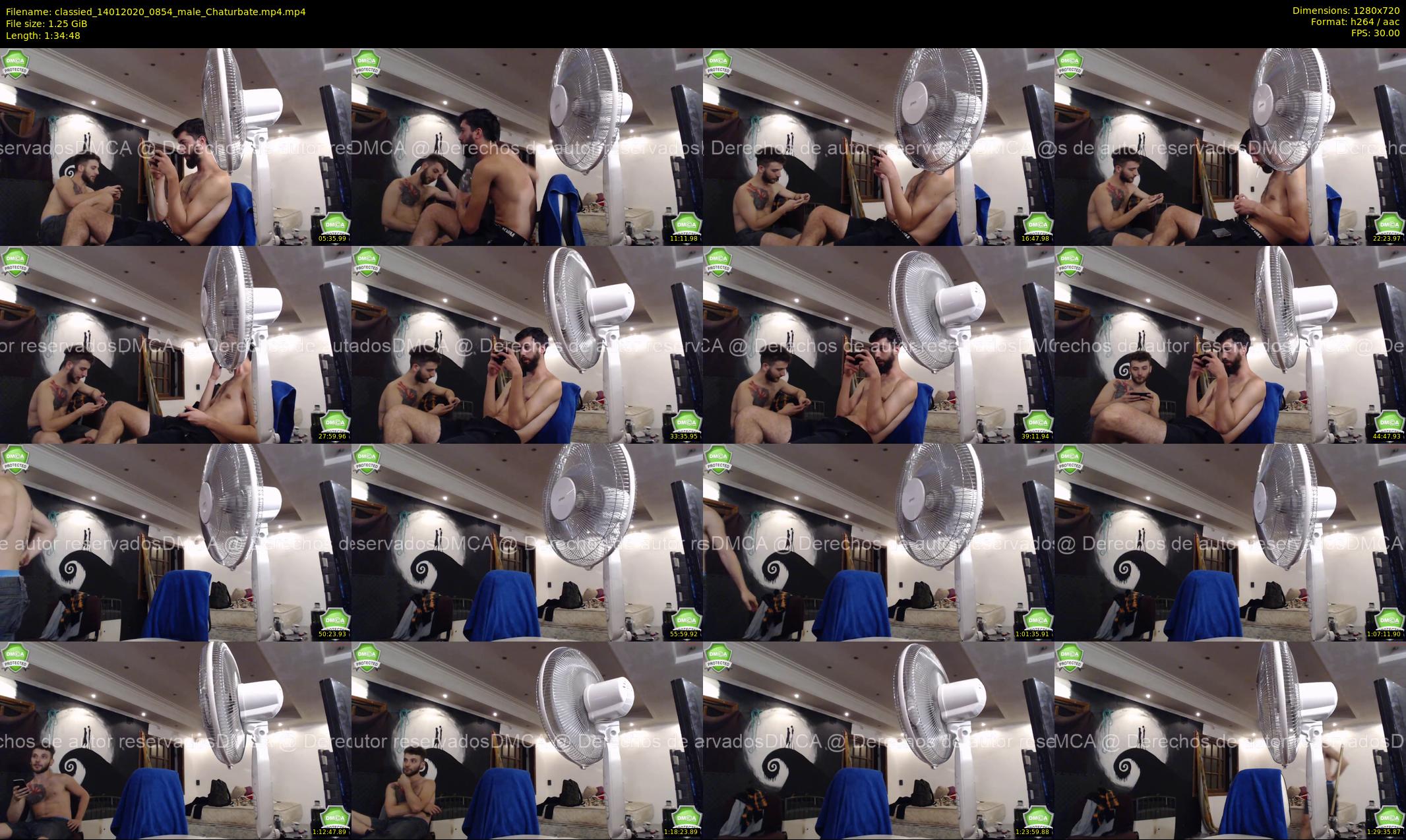 classied — 95 minute Chaturbate male cam show recording, 720p, Jan 14, 2020