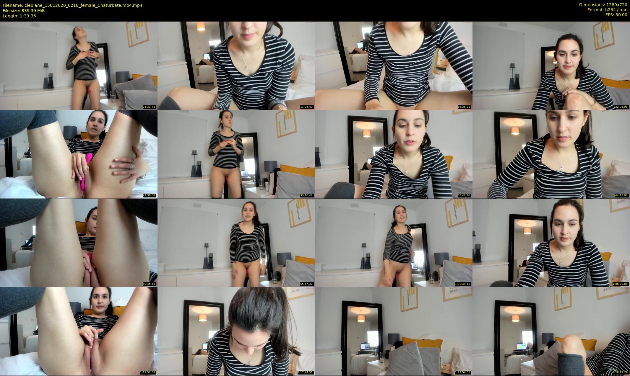 cleolane — 94 minute Chaturbate female cam show recording, 720p, Jan 15, 2020