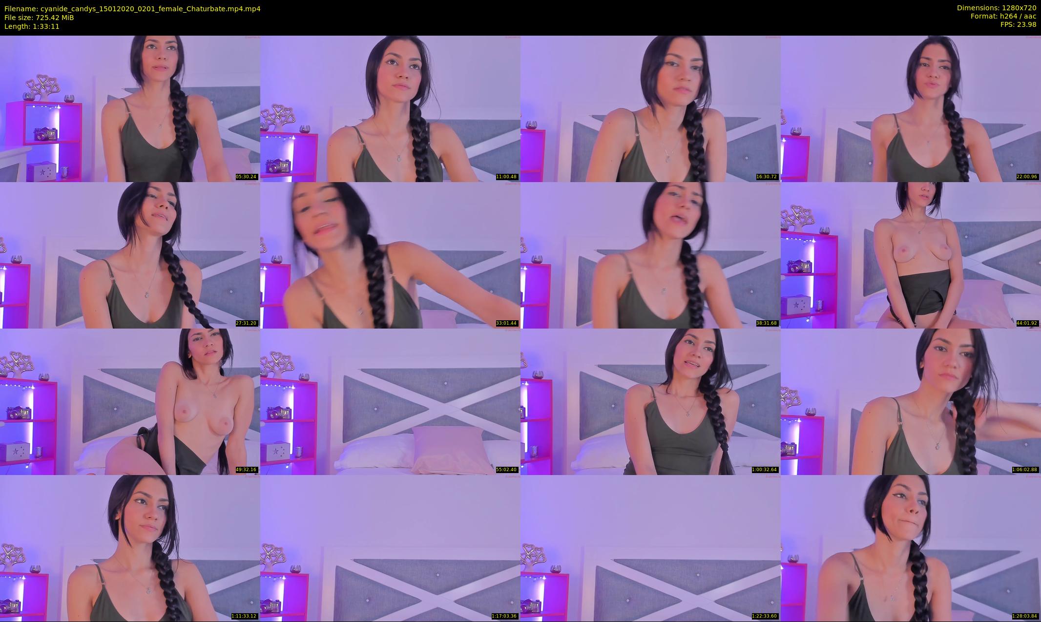 cyanide_candys — 94 minute Chaturbate female cam show recording, 720p, Jan 15, 2020