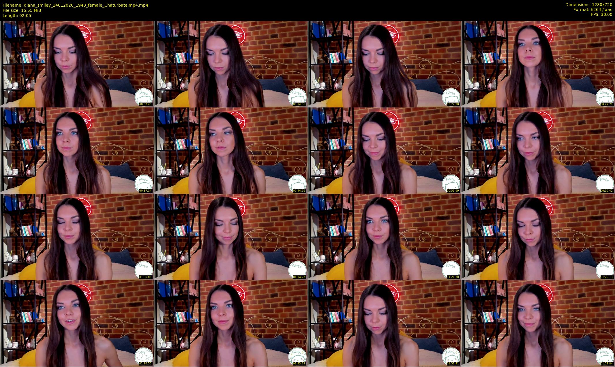 diana_smiley — 3 minute Chaturbate female cam show recording, 720p, Jan 14, 2020