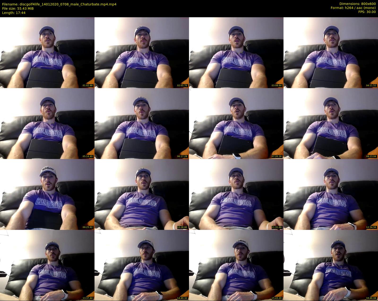discgolf4life — 18 minute Chaturbate male cam show recording, 480p, Jan 14, 2020