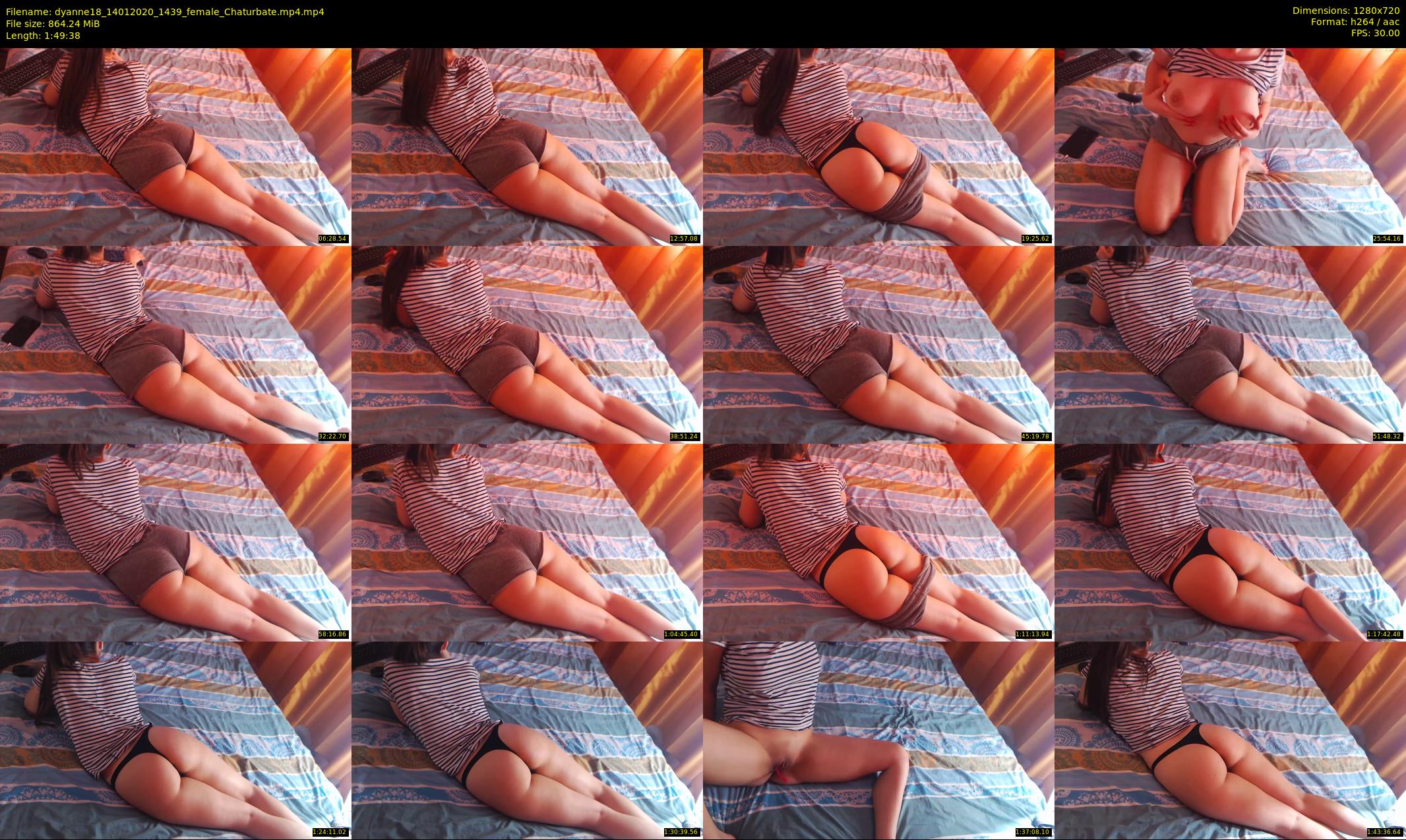 dyanne18 — 110 minute Chaturbate female cam show recording, 720p, Jan 14, 2020