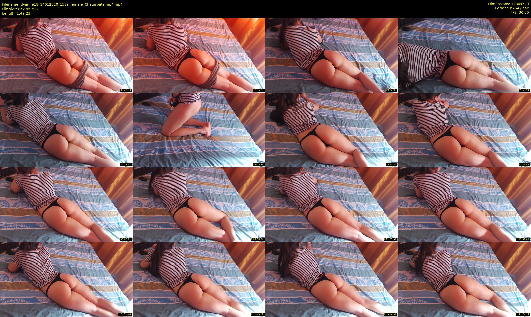 dyanne18 — 110 minute Chaturbate female cam show recording, 720p, Jan 14, 2020