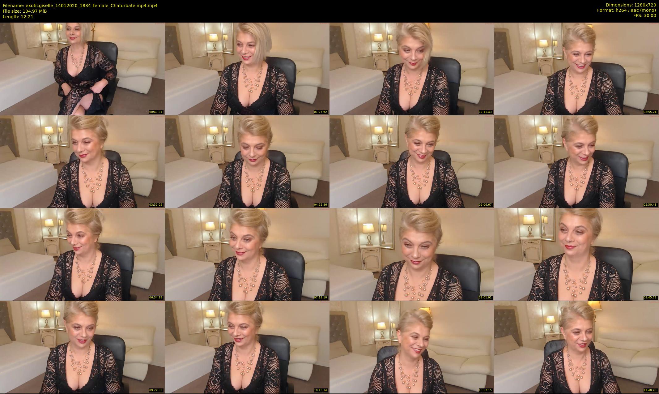 exoticgiselle — 13 minute Chaturbate female cam show recording, 720p, Jan 14, 2020