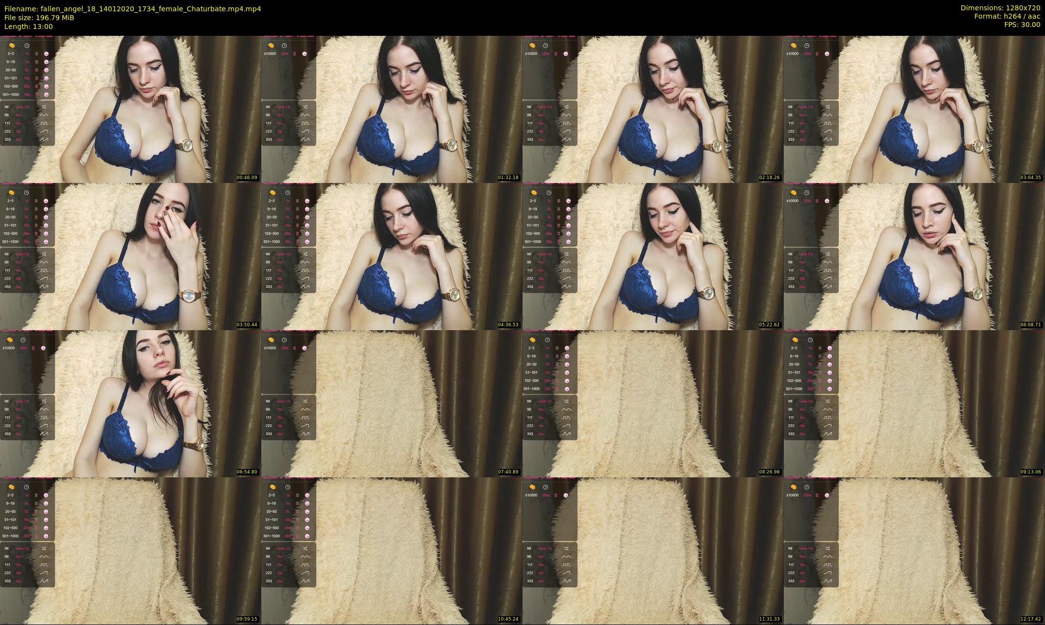 fallen_angel_18 — 13 minute Chaturbate female cam show recording, 720p, Jan 14, 2020