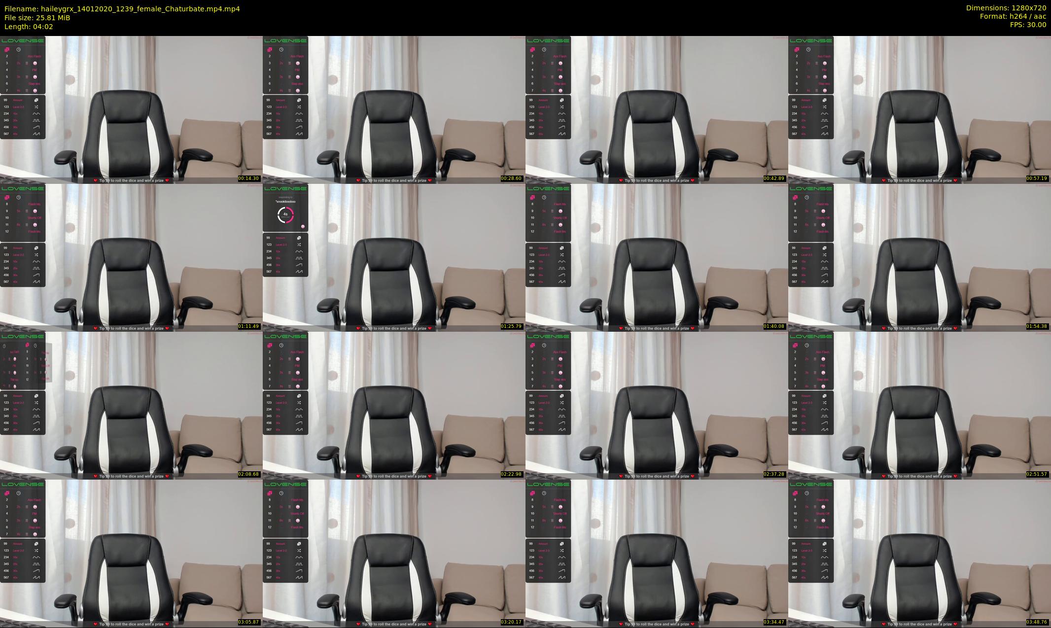 haileygrx — 5 minute Chaturbate female cam show recording, 720p, Jan 14, 2020