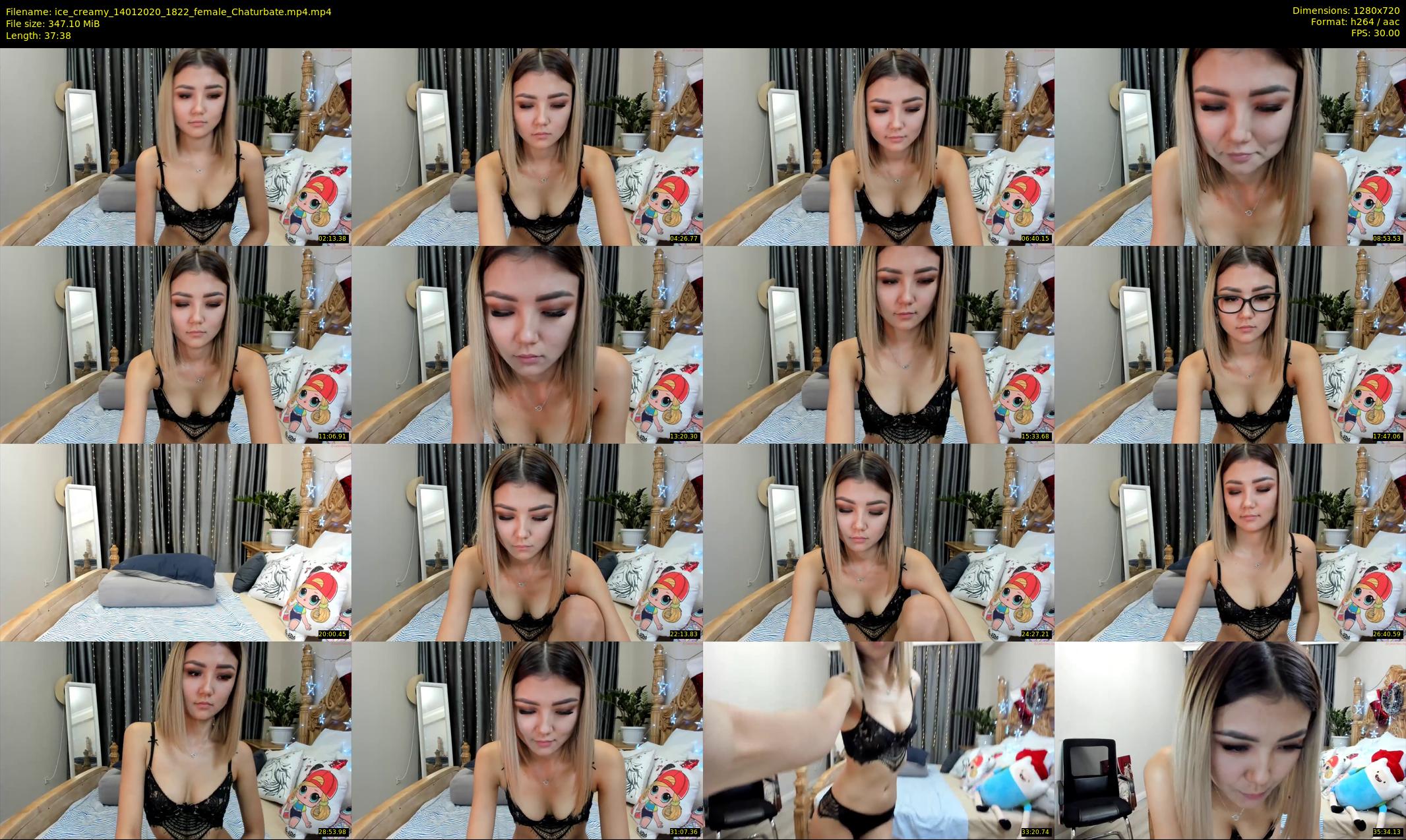 ice_creamy — 38 minute Chaturbate female cam show recording, 720p, Jan 14, 2020