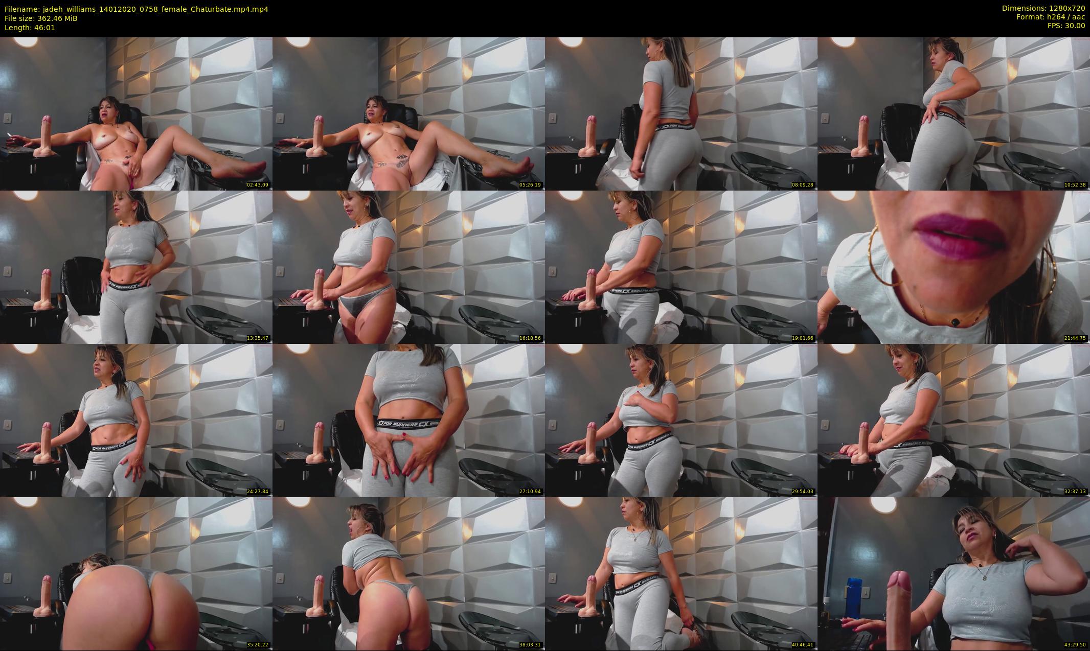 jadeh_williams — 47 minute Chaturbate female cam show recording, 720p, Jan 14, 2020