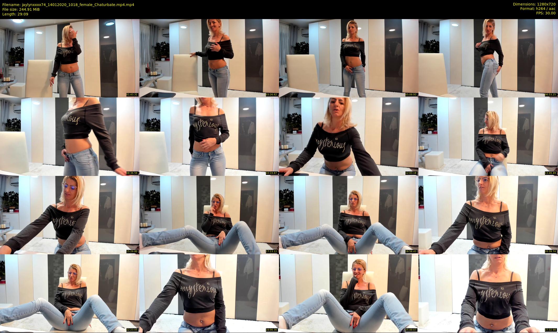 jaylynxxxx74 — 30 minute Chaturbate female cam show recording, 720p, Jan 14, 2020
