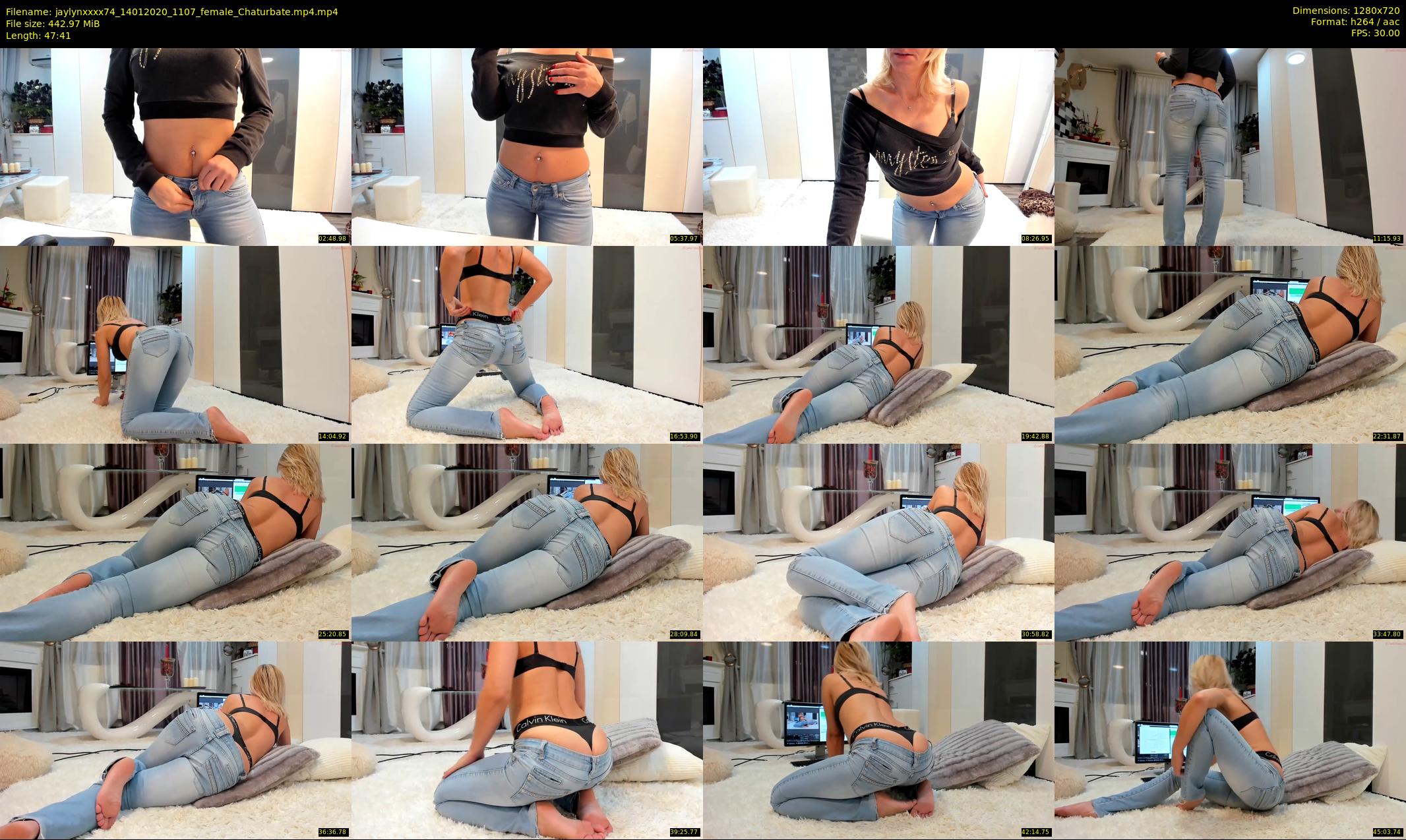 jaylynxxxx74 — 48 minute Chaturbate female cam show recording, 720p, Jan 14, 2020