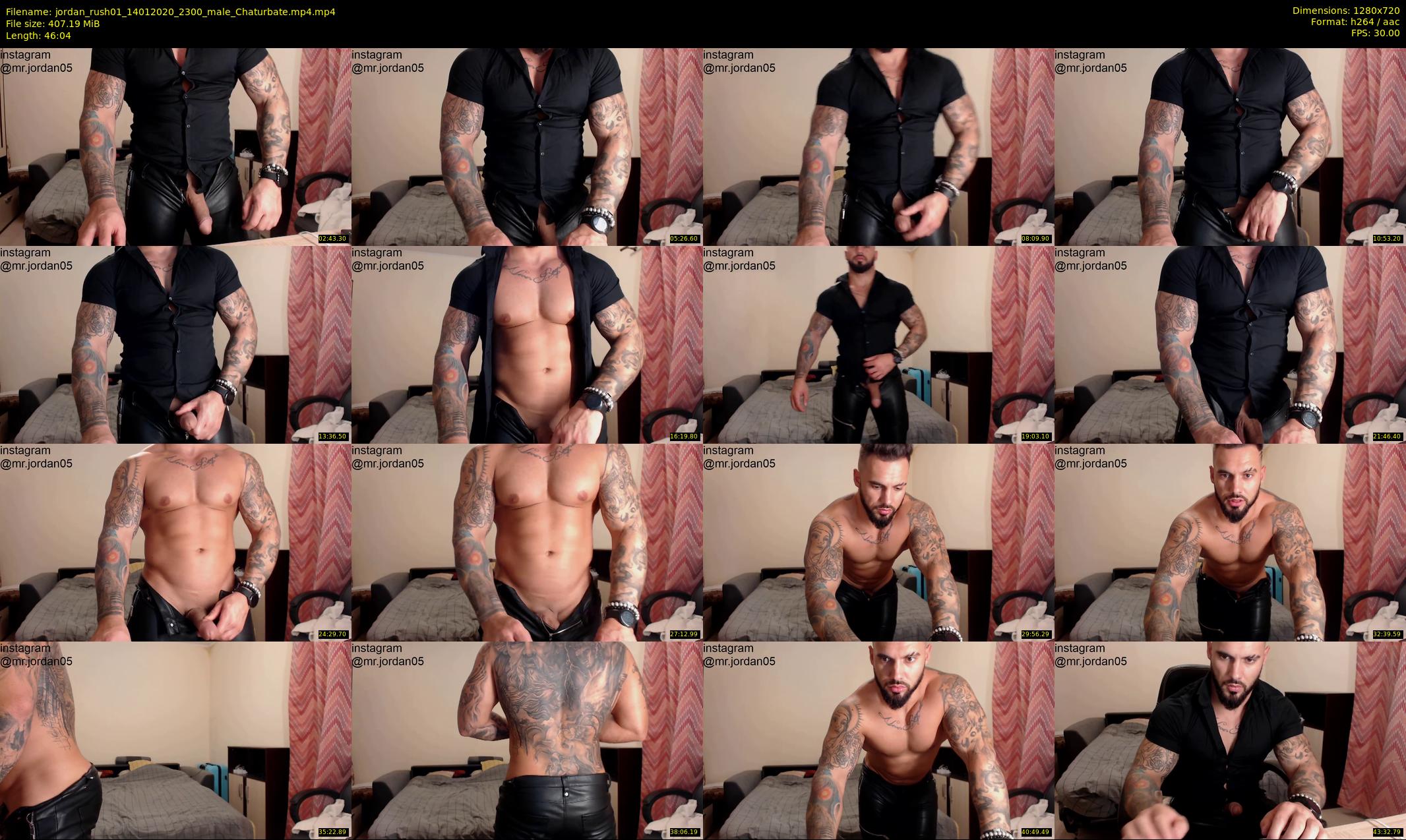 jordan_rush01 — 47 minute Chaturbate male cam show recording, 720p, Jan 14, 2020