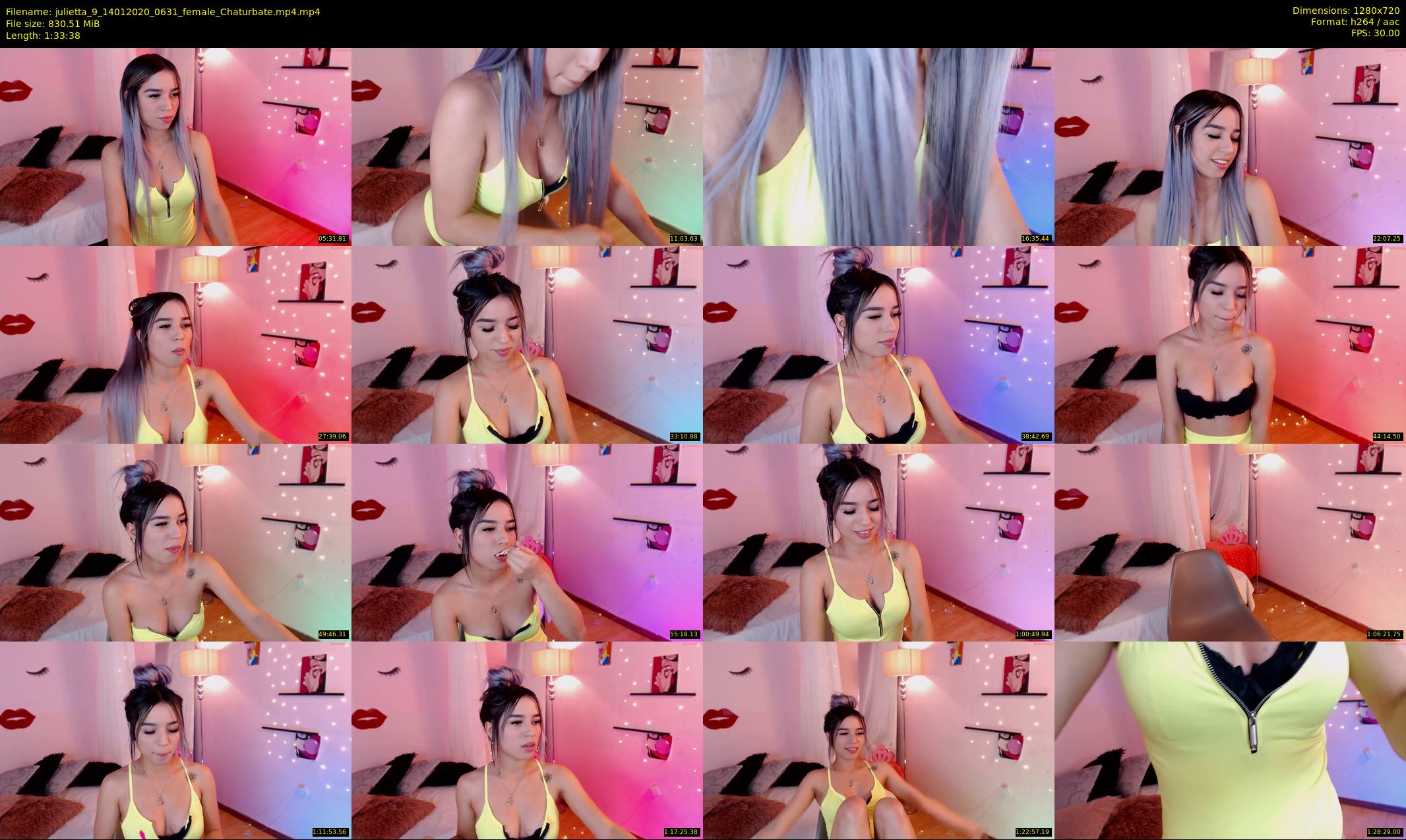 julietta_9 — 94 minute Chaturbate female cam show recording, 720p, Jan 14, 2020
