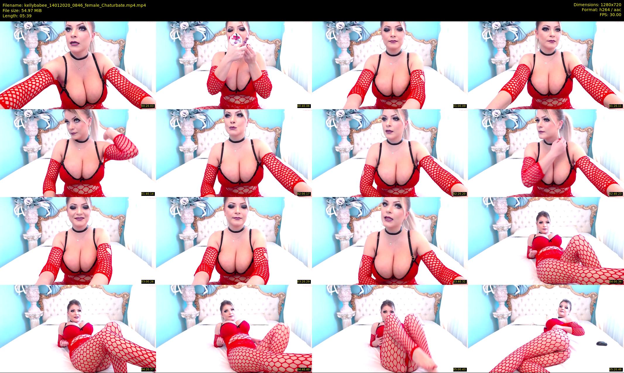 kellybabee — 6 minute Chaturbate female cam show recording, 720p, Jan 14, 2020