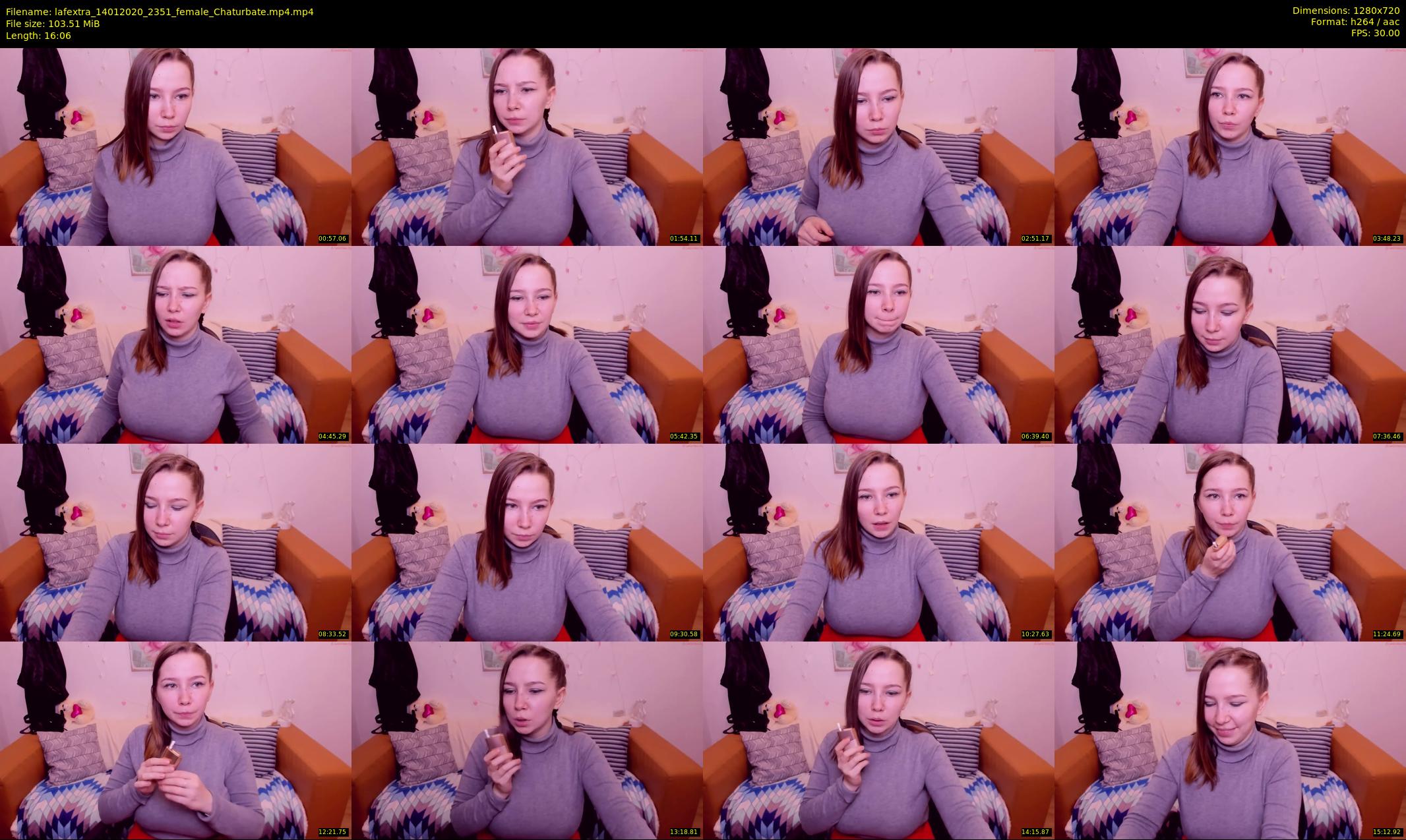 lafextra — 17 minute Chaturbate female cam show recording, 720p, Jan 14, 2020
