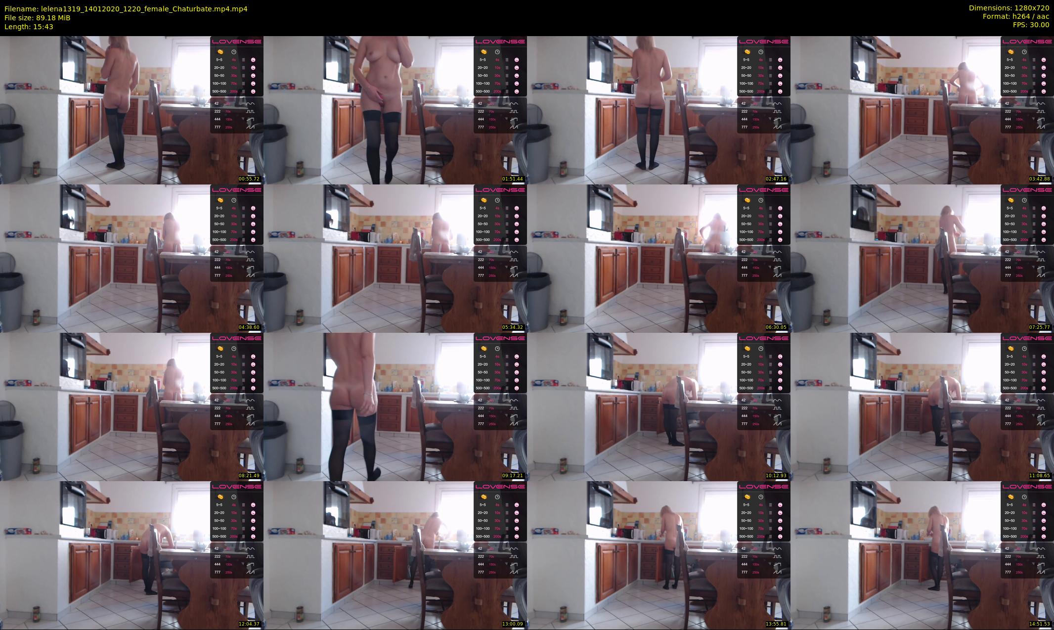 lelena1319 — 16 minute Chaturbate female cam show recording, 720p, Jan 14, 2020