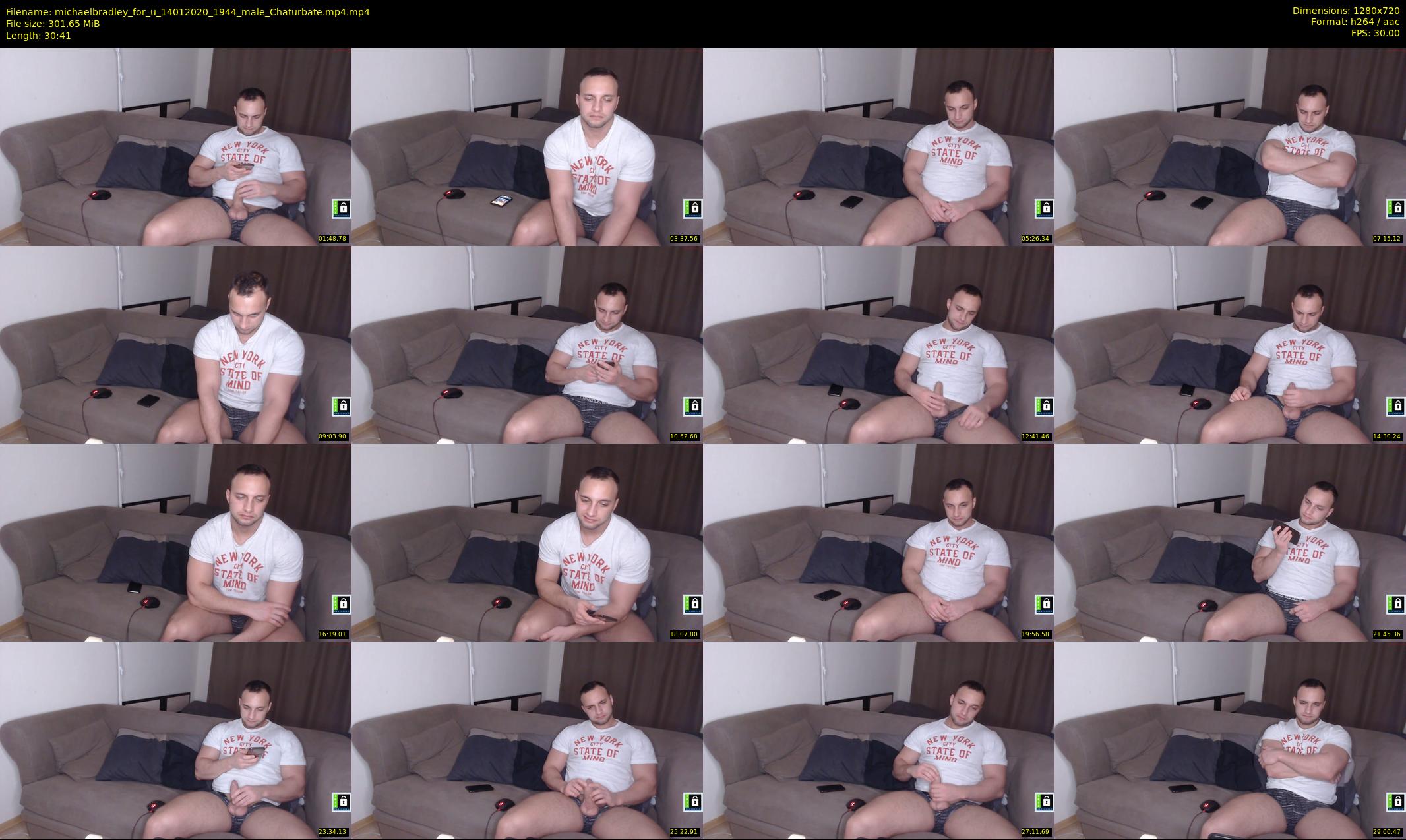michaelbradley_for_u — 31 minute Chaturbate male cam show recording, 720p, Jan 14, 2020