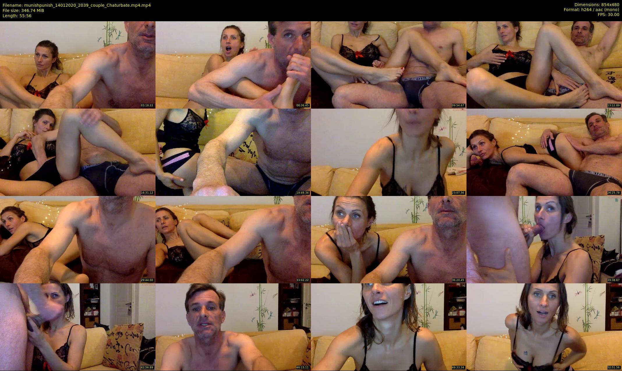 munishpunish — 56 minute Chaturbate couple cam show recording, 480p, Jan 14, 2020