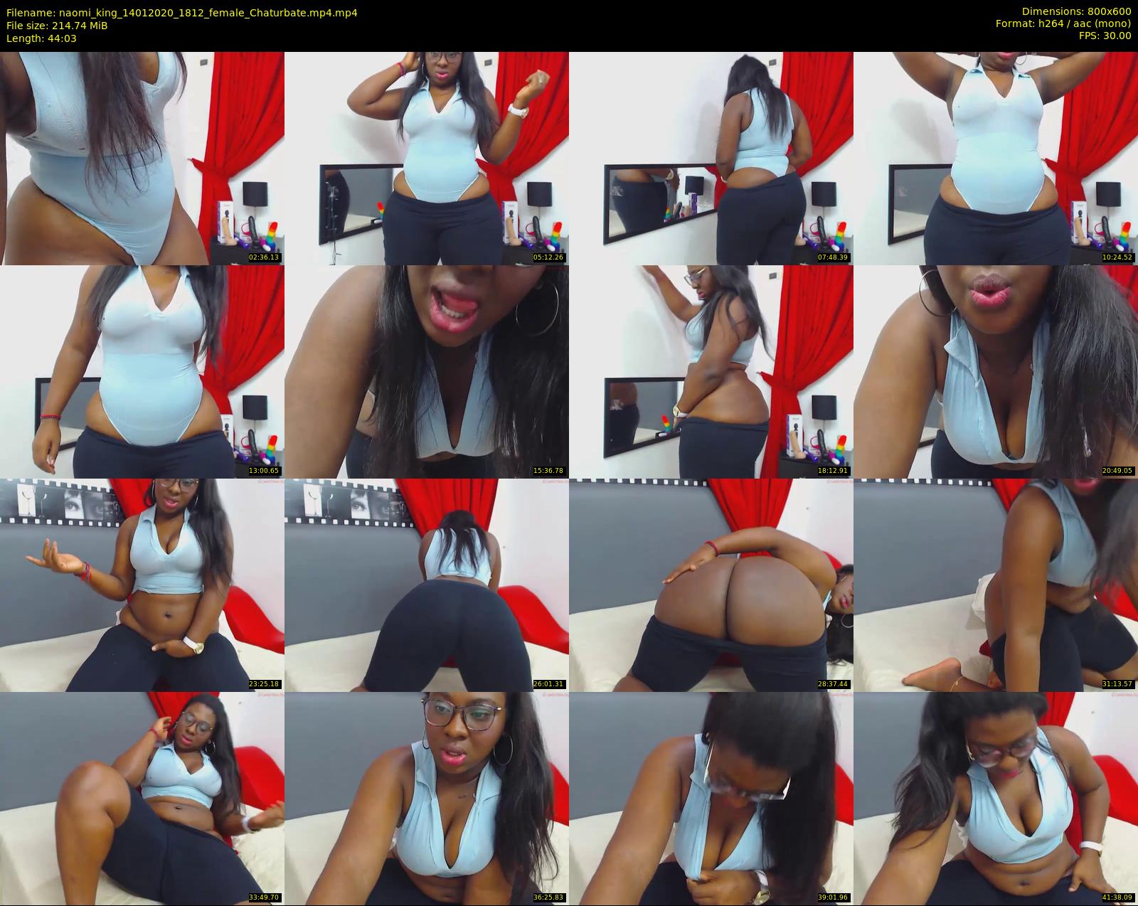 naomi_king — 45 minute Chaturbate female cam show recording, 480p, Jan 14, 2020