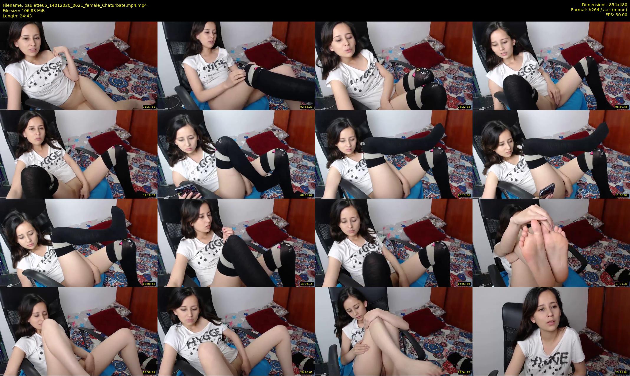 paulette65 — 25 minute Chaturbate female cam show recording, 480p, Jan 14, 2020