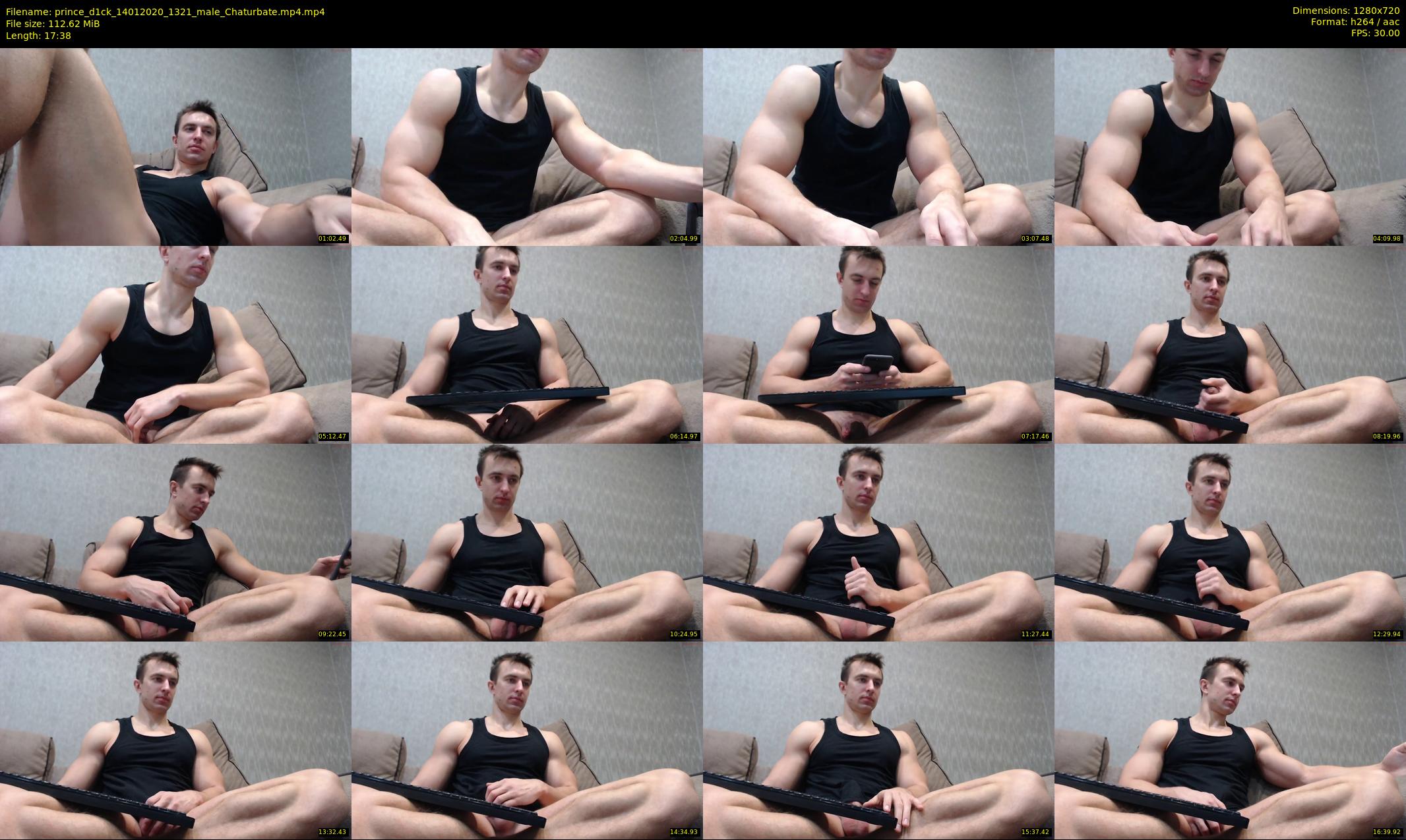 prince_d1ck — 18 minute Chaturbate male cam show recording, 720p, Jan 14, 2020