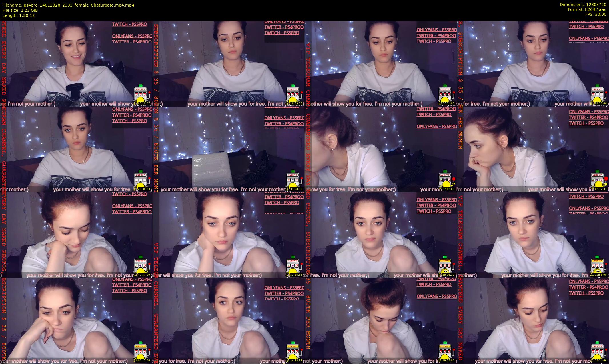 ps4pro — 91 minute Chaturbate female cam show recording, 720p, Jan 14, 2020