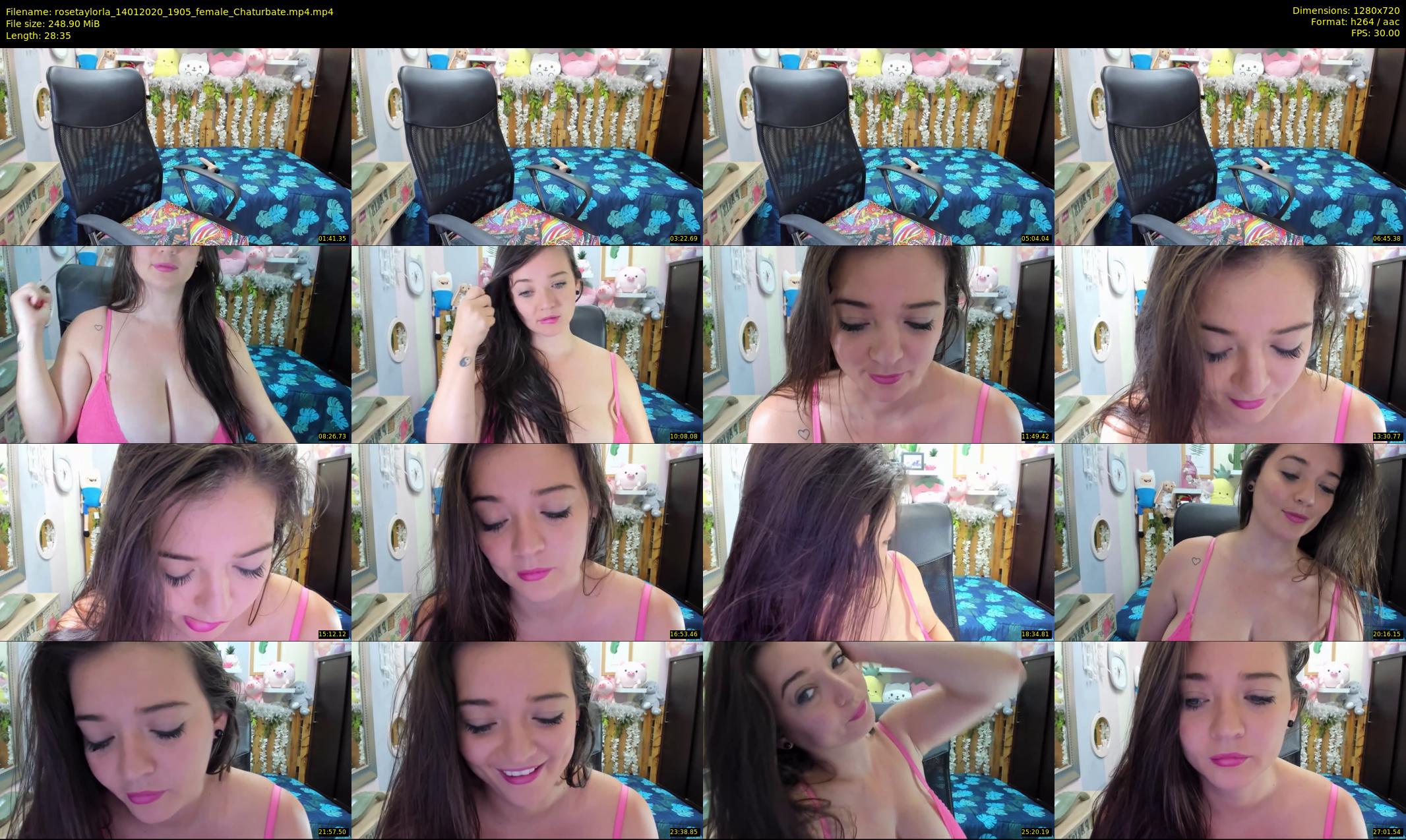 rosetaylorla — 29 minute Chaturbate female cam show recording, 720p, Jan 14, 2020