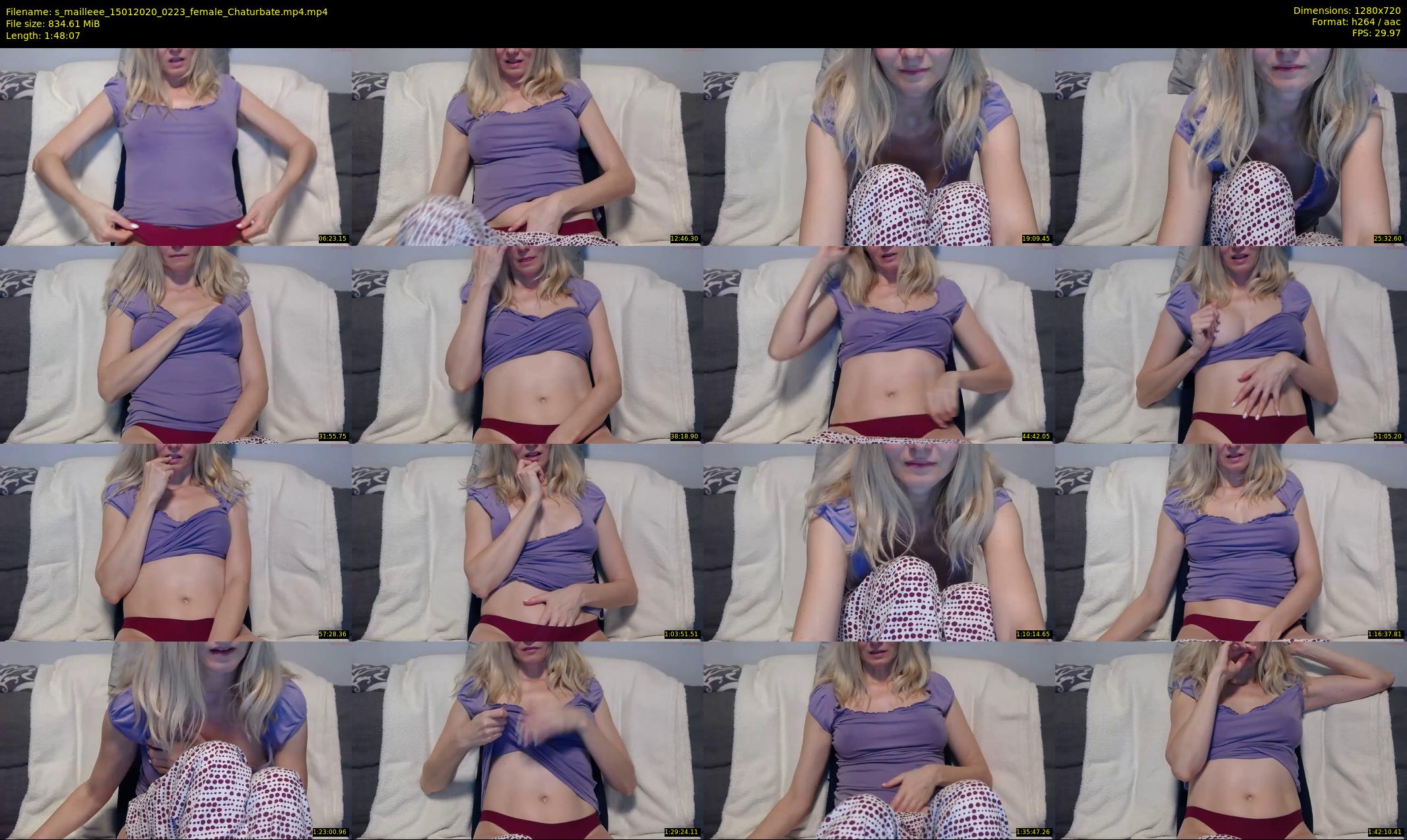 s_mailleee — 109 minute Chaturbate female cam show recording, 720p, Jan 15, 2020