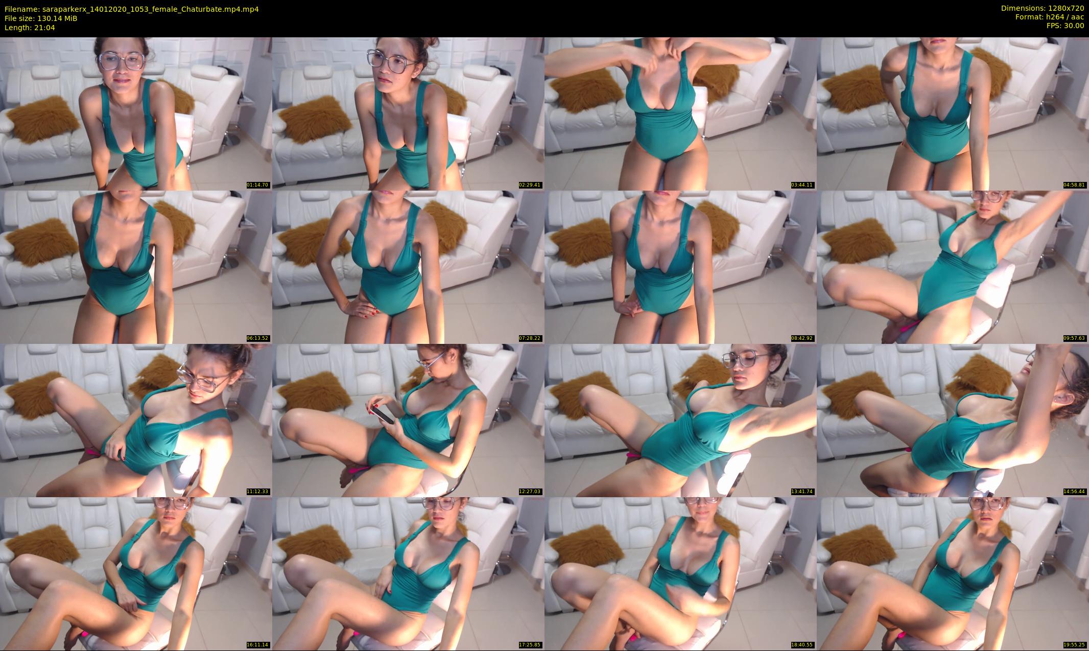saraparkerx — 22 minute Chaturbate female cam show recording, 720p, Jan 14, 2020