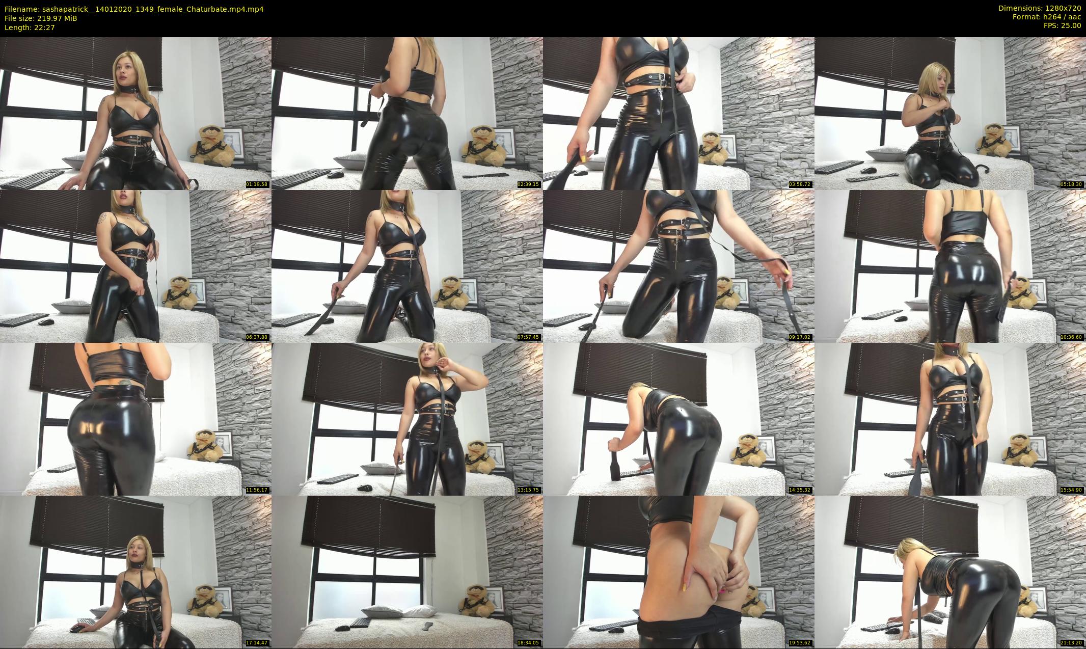 sashapatrick_ — 23 minute Chaturbate female cam show recording, 720p, Jan 14, 2020