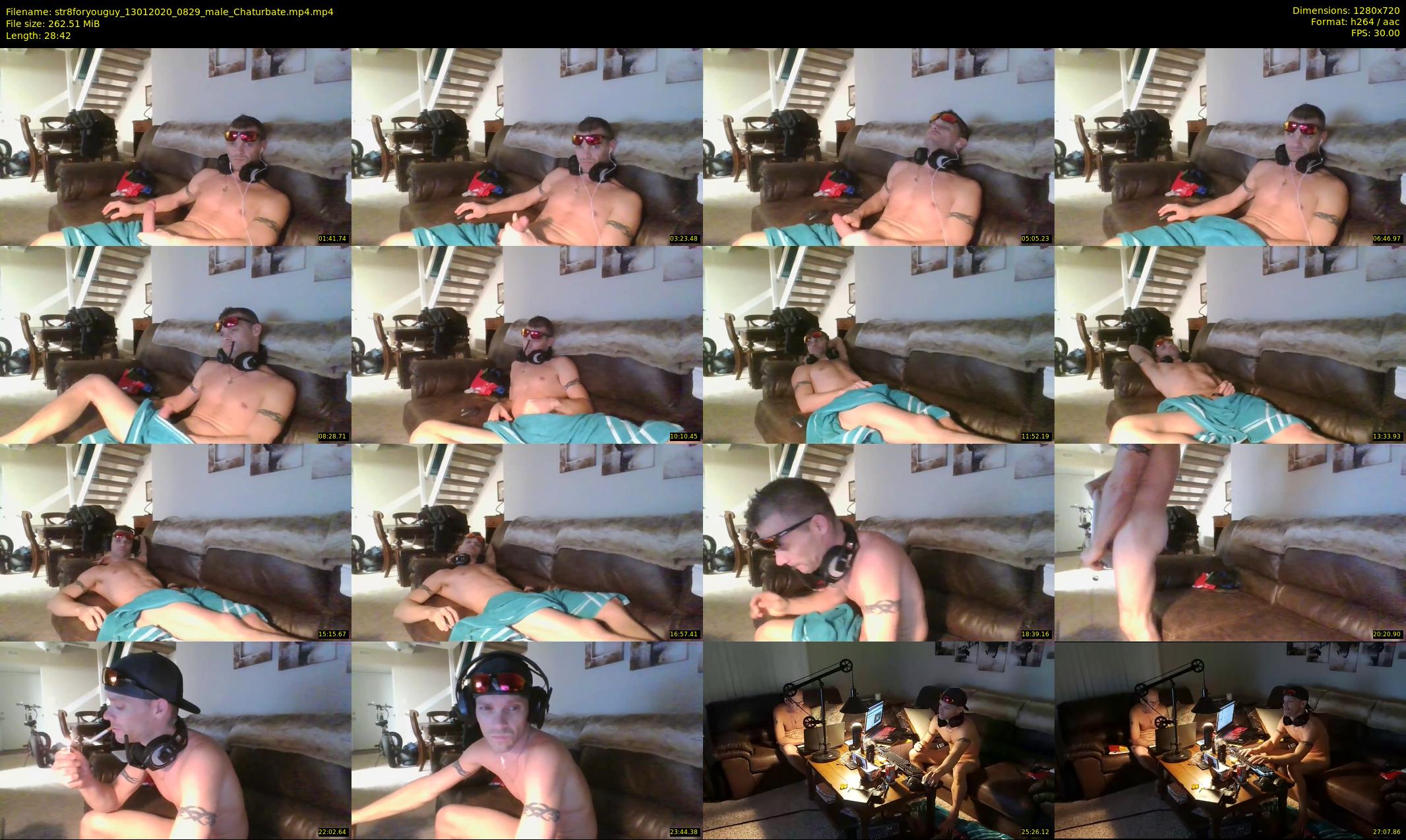 str8foryouguy — 29 minute Chaturbate male cam show recording, 720p, Jan 13, 2020