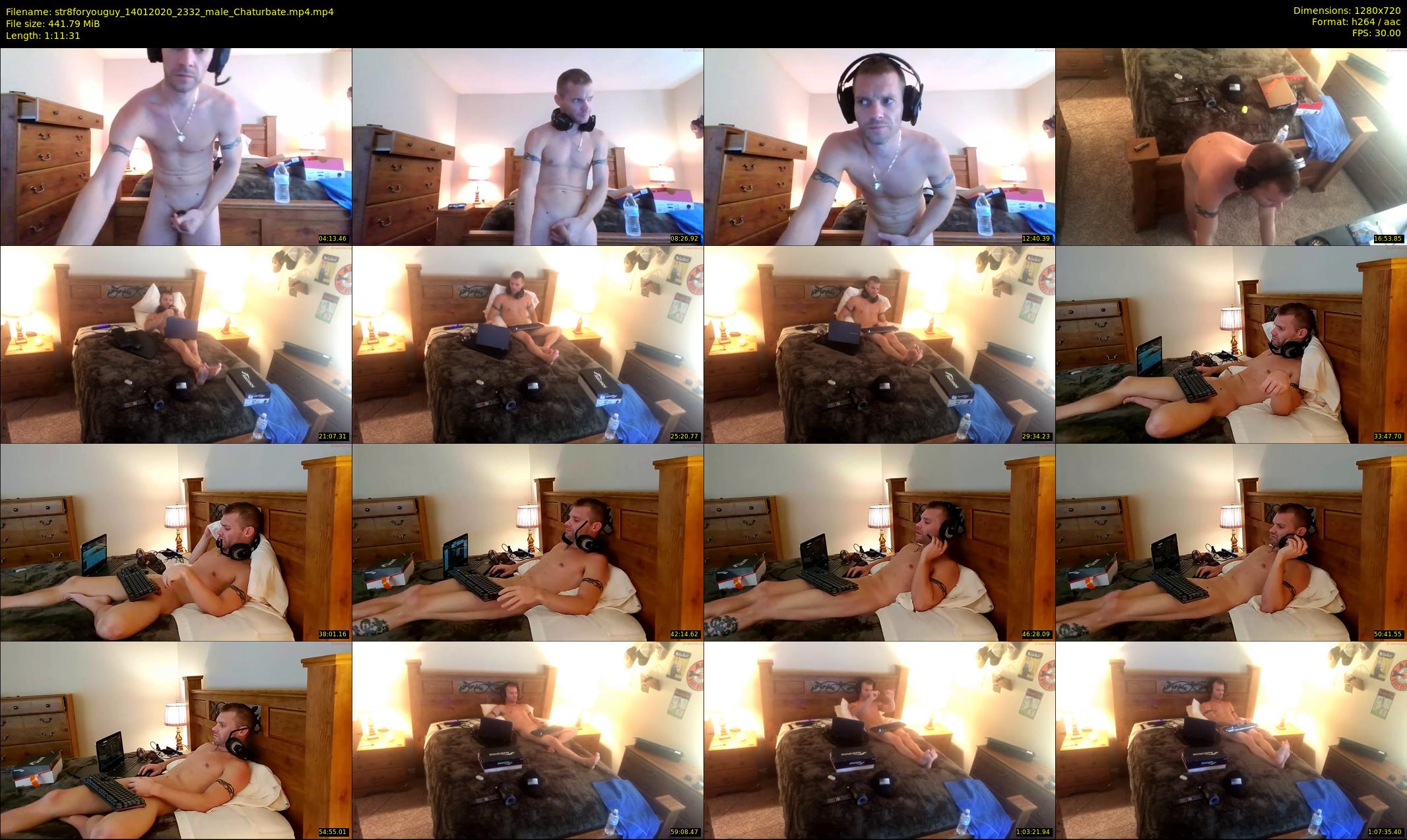 str8foryouguy — 72 minute Chaturbate male cam show recording, 720p, Jan 14, 2020