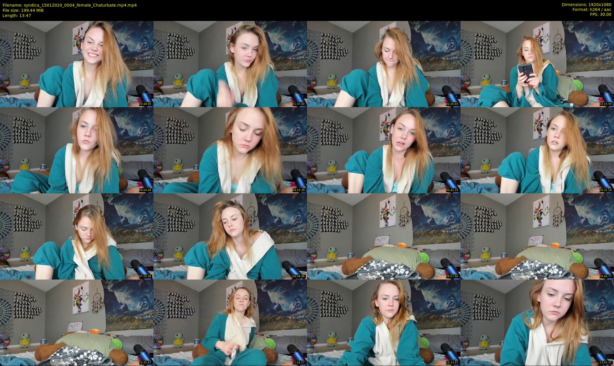 syndica — 14 minute Chaturbate female cam show recording, 1080p, Jan 15, 2020