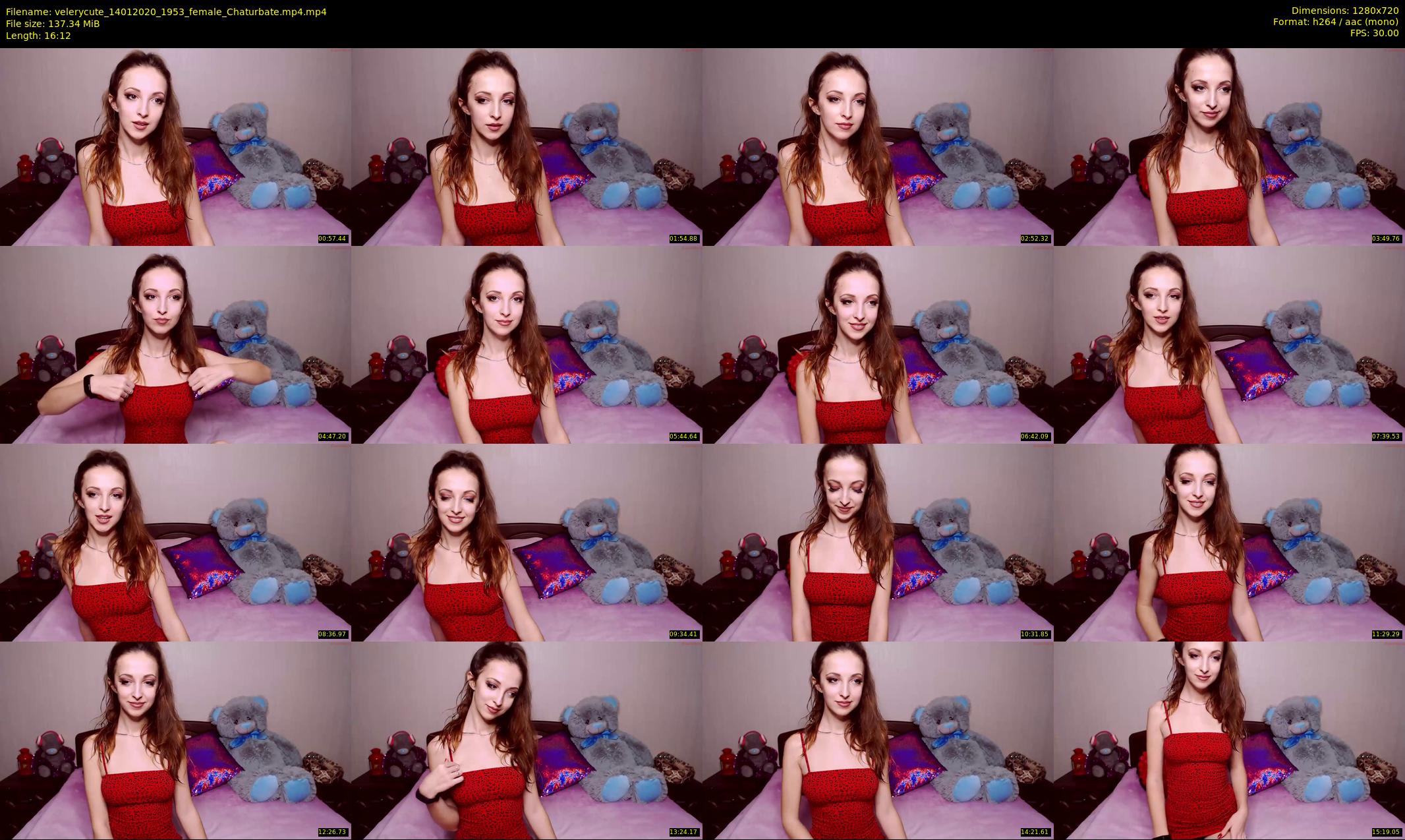 velerycute — 17 minute Chaturbate female cam show recording, 720p, Jan 14, 2020