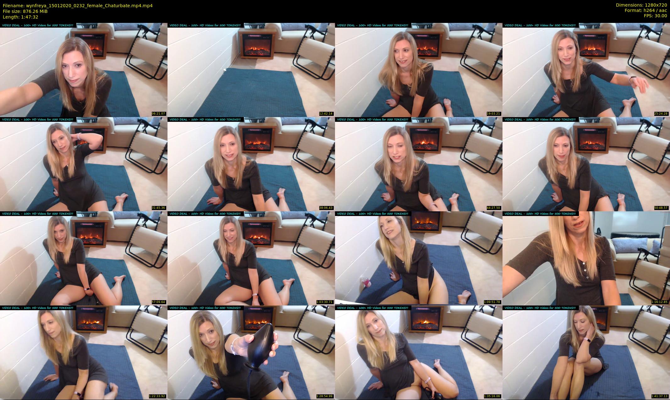 wynfreya — 108 minute Chaturbate female cam show recording, 720p, Jan 15, 2020