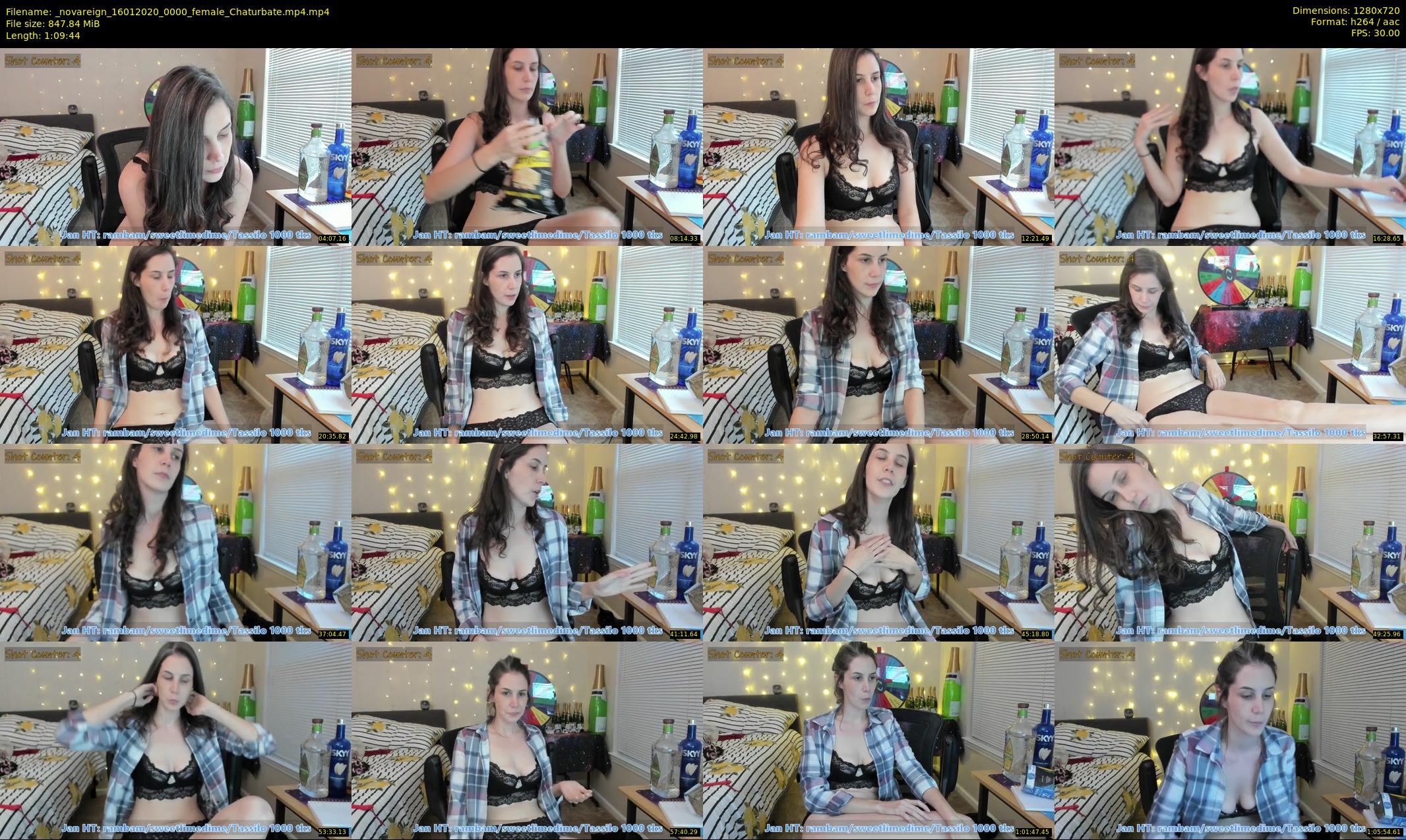 _novareign — 70 minute Chaturbate female cam show recording, 720p, Jan 16, 2020