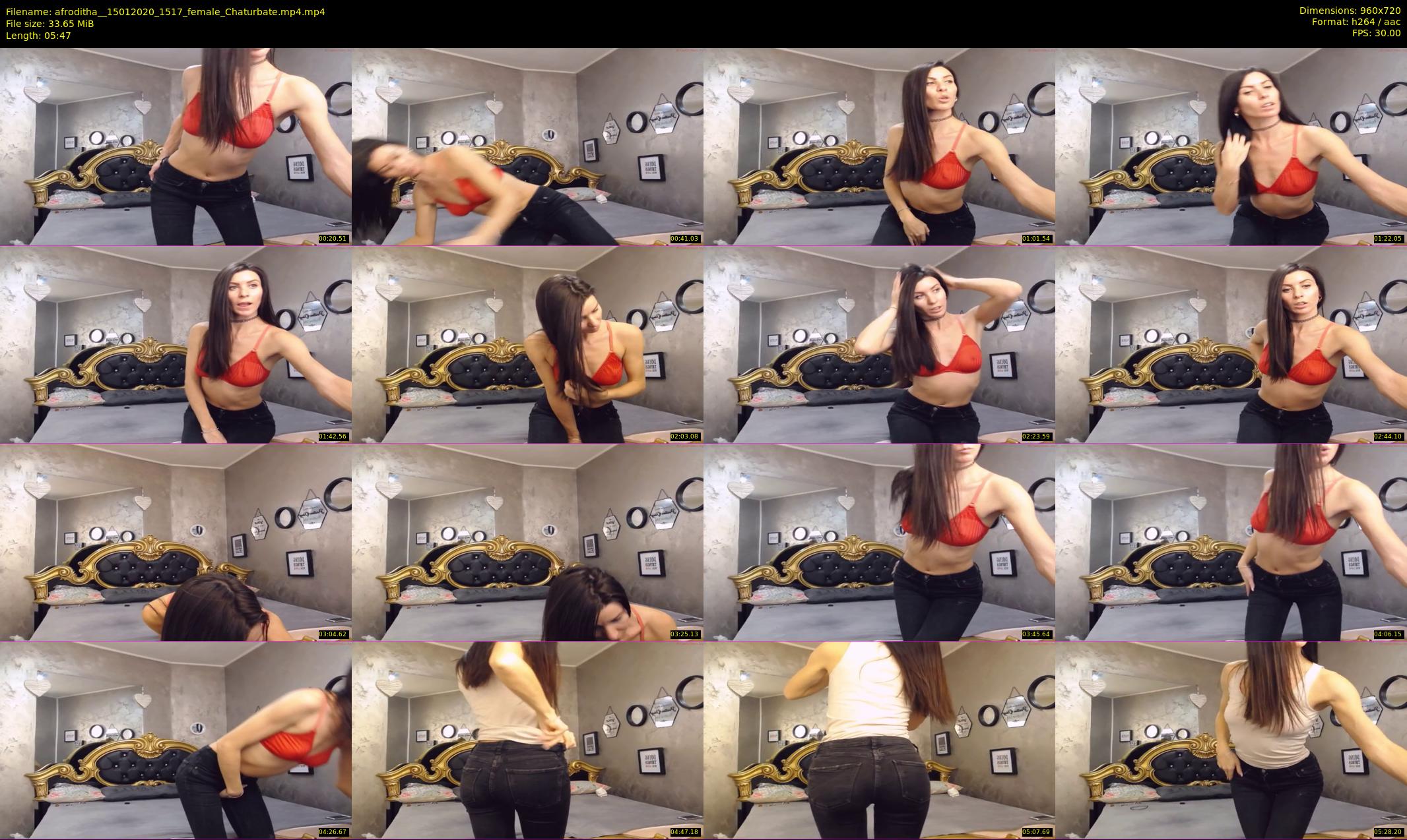 afroditha_ — 6 minute Chaturbate female cam show recording, 720p, Jan 15, 2020