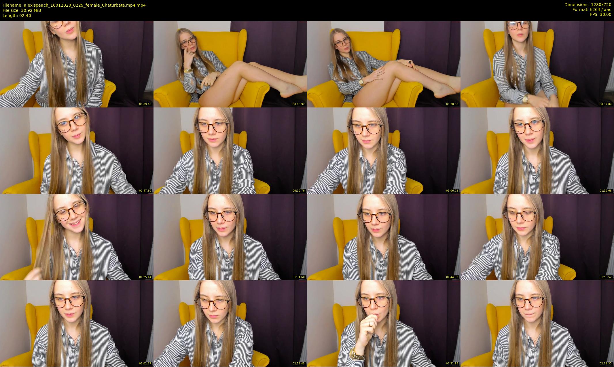 alexispeach — 3 minute Chaturbate female cam show recording, 720p, Jan 16, 2020