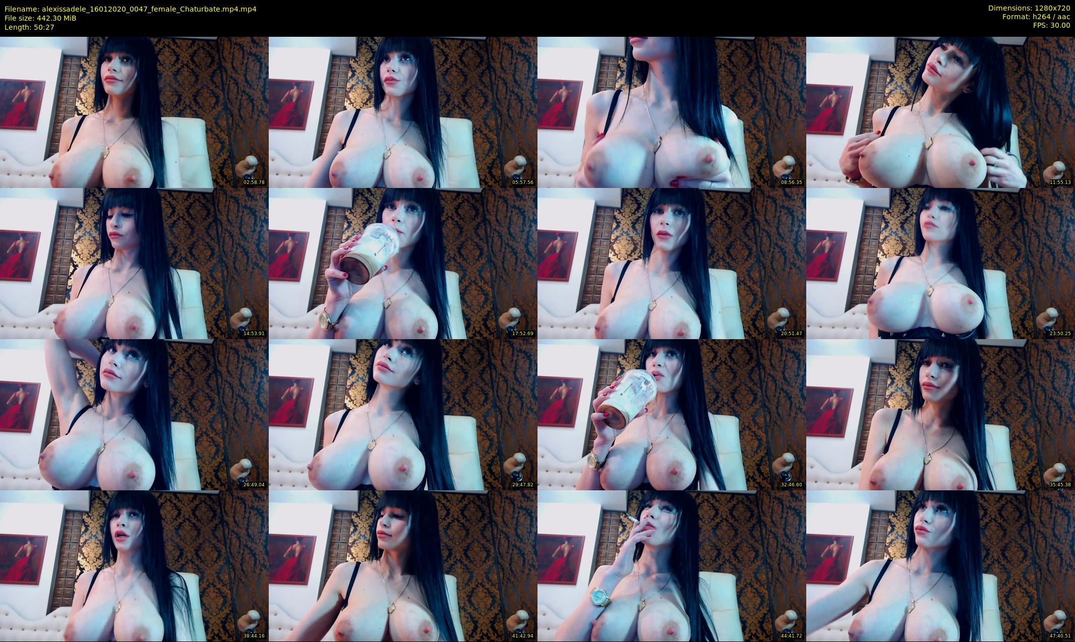 alexissadele — 51 minute Chaturbate female cam show recording, 720p, Jan 16, 2020