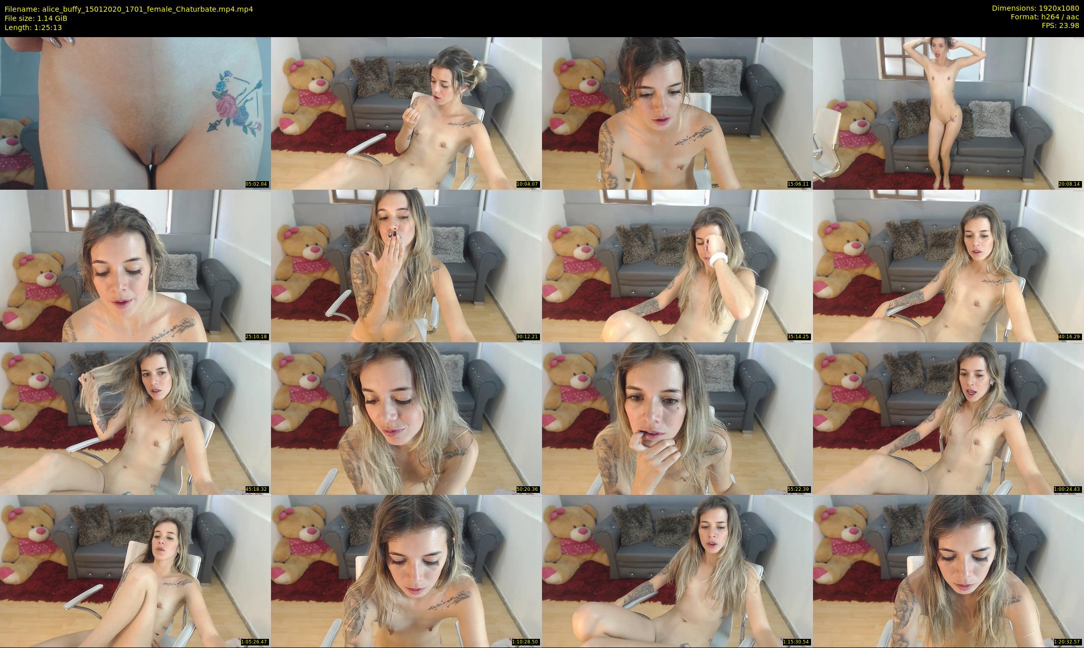 alice_buffy — 86 minute Chaturbate female cam show recording, 1080p, Jan 15, 2020