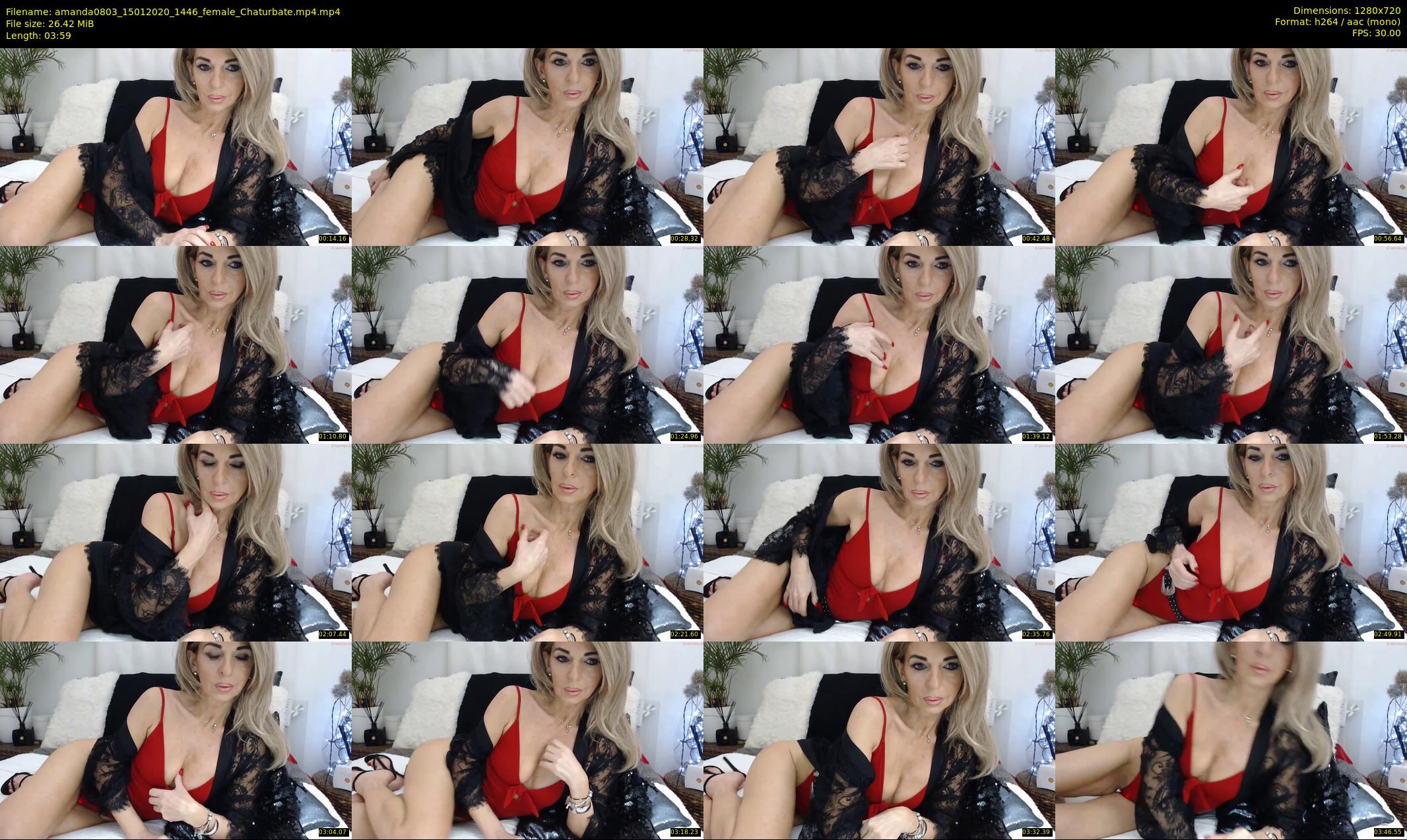 amanda0803 — 4 minute Chaturbate female cam show recording, 720p, Jan 15, 2020