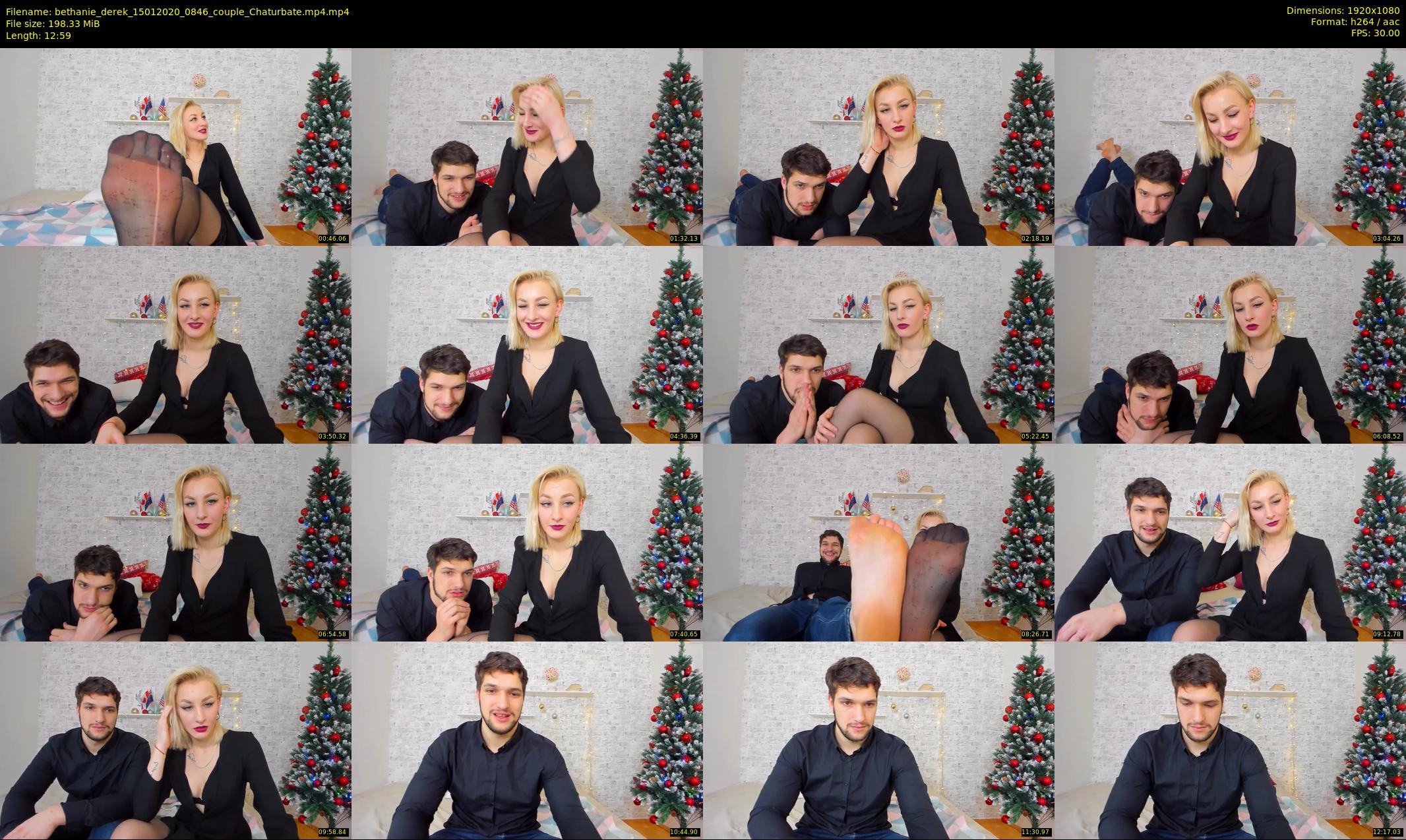 bethanie_derek — 13 minute Chaturbate couple cam show recording, 1080p, Jan 15, 2020